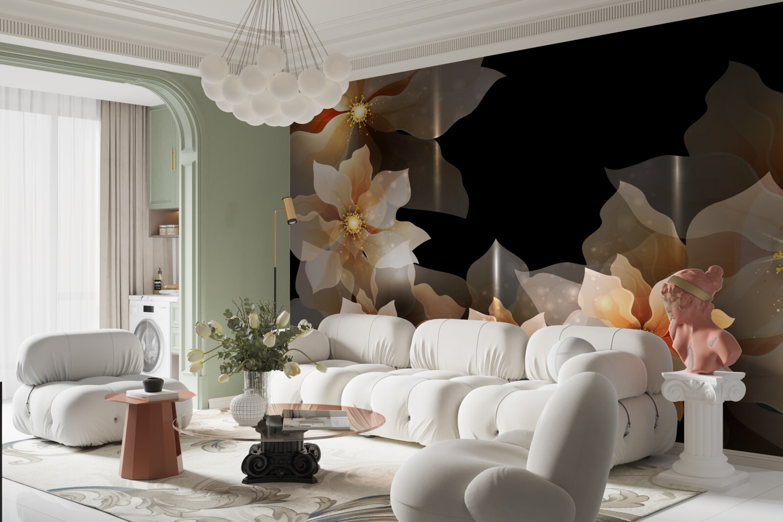 Fototapeta kúzlo krásnych kvetov