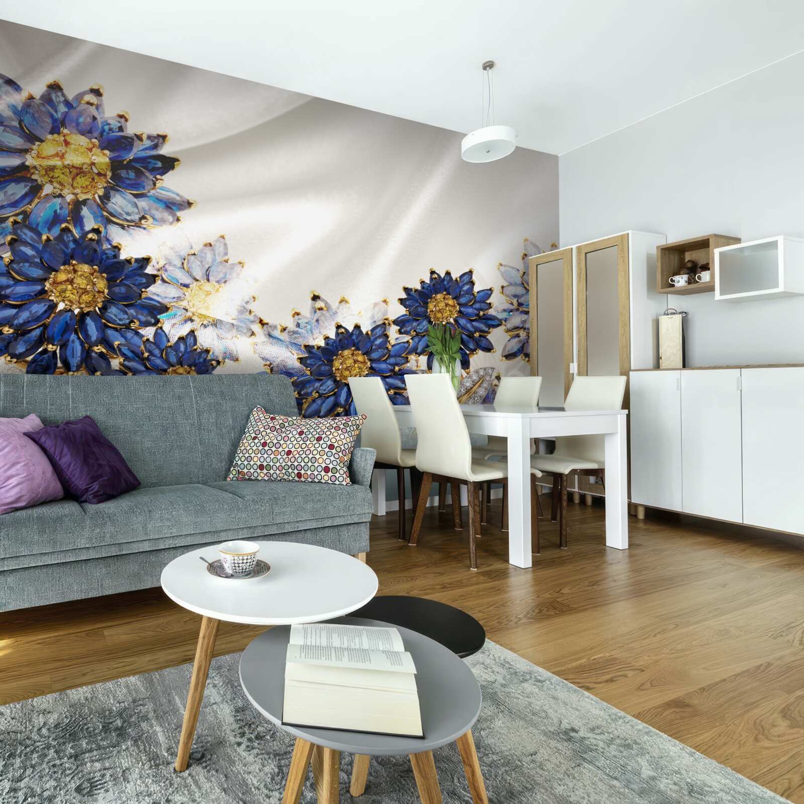 Fototapeta úžasné zafírové kvety