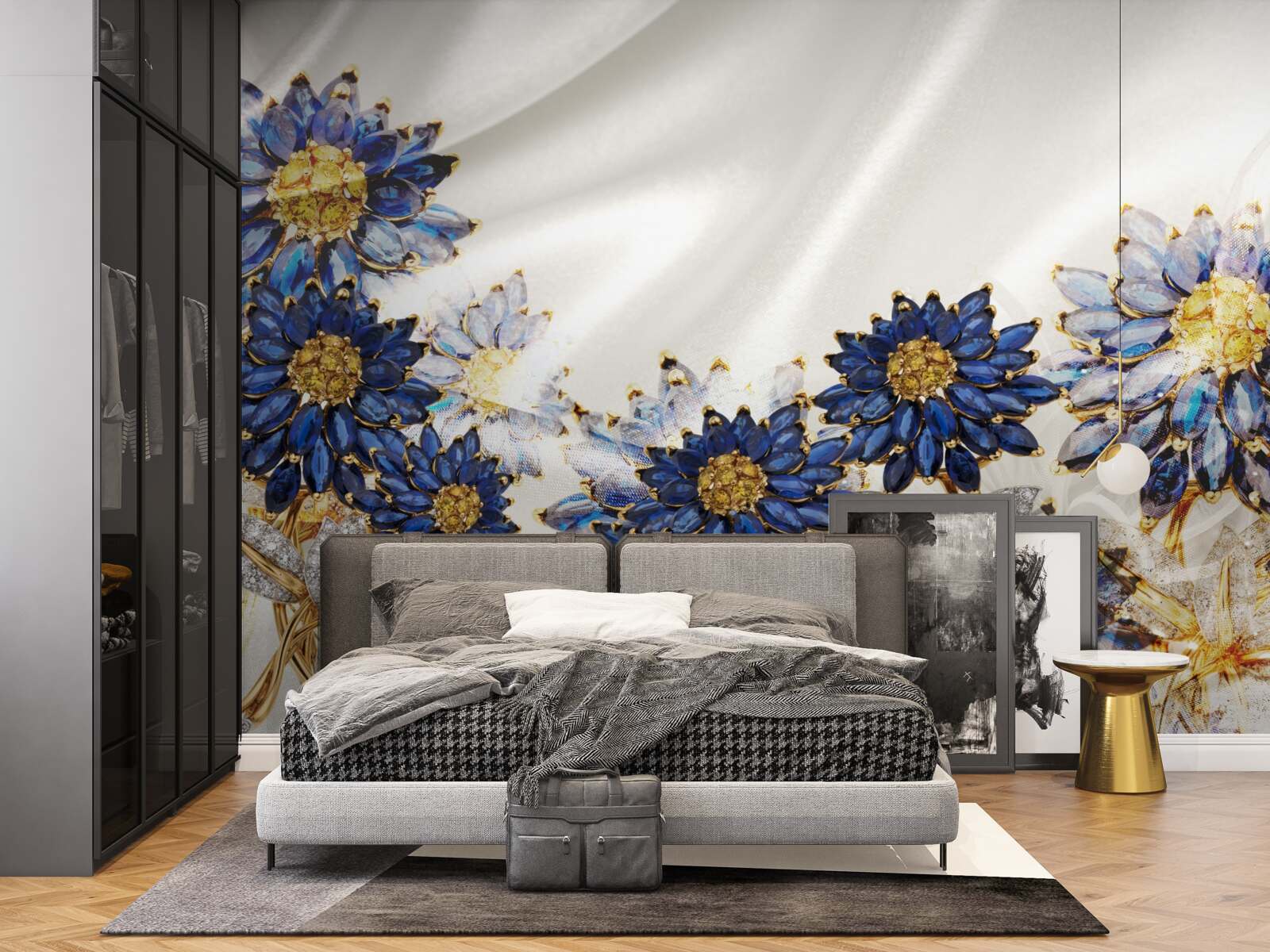 Fototapeta úžasné zafírové kvety