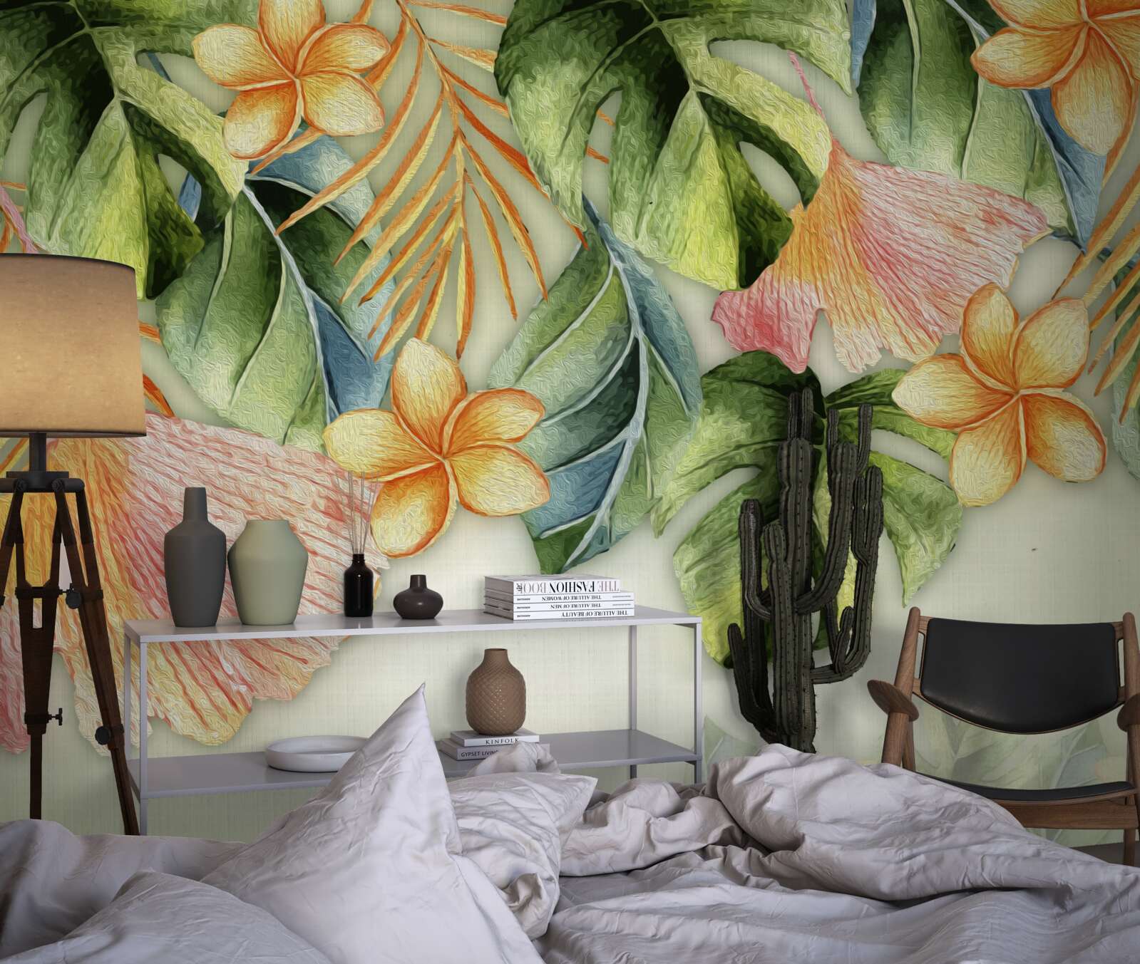 Fototapeta farebné listy z trópov