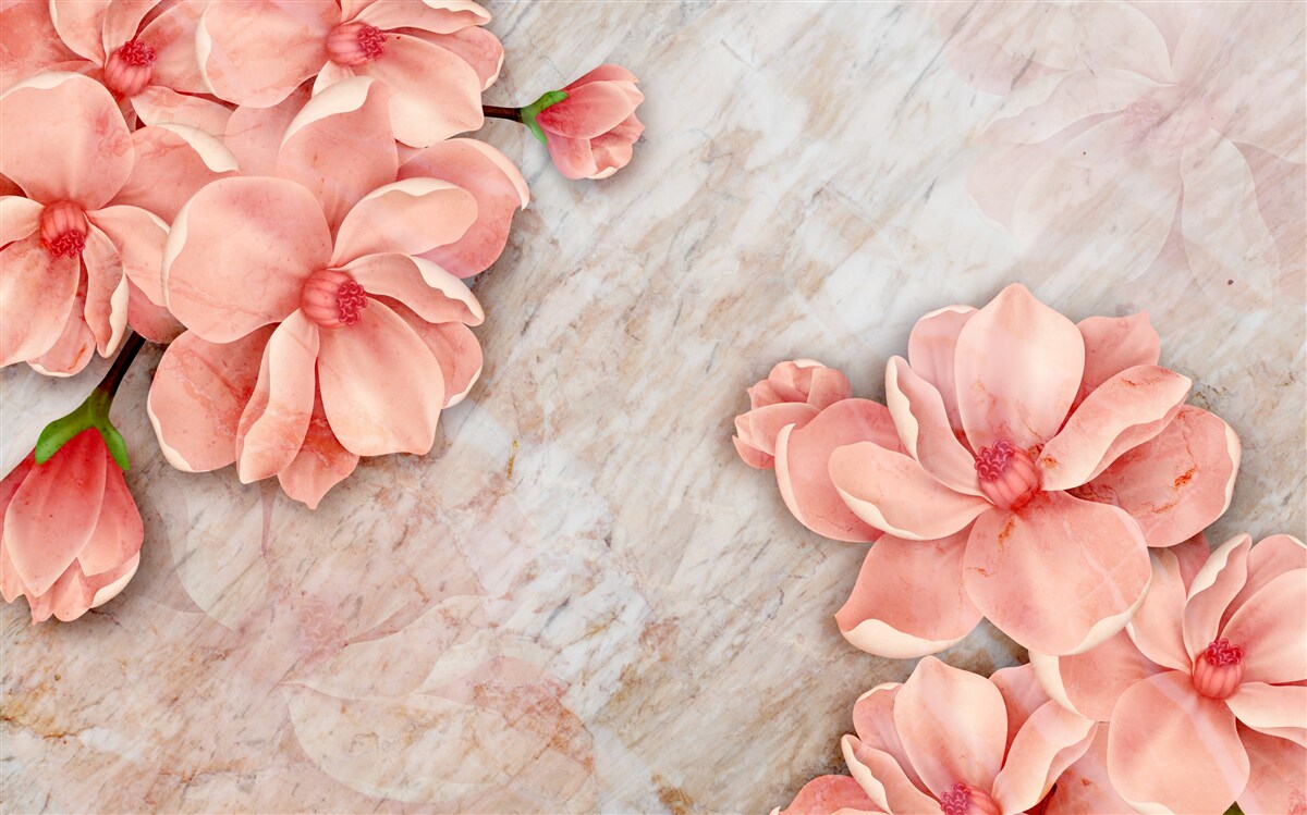 Fototapeta magnólie s ružovými kvetmi