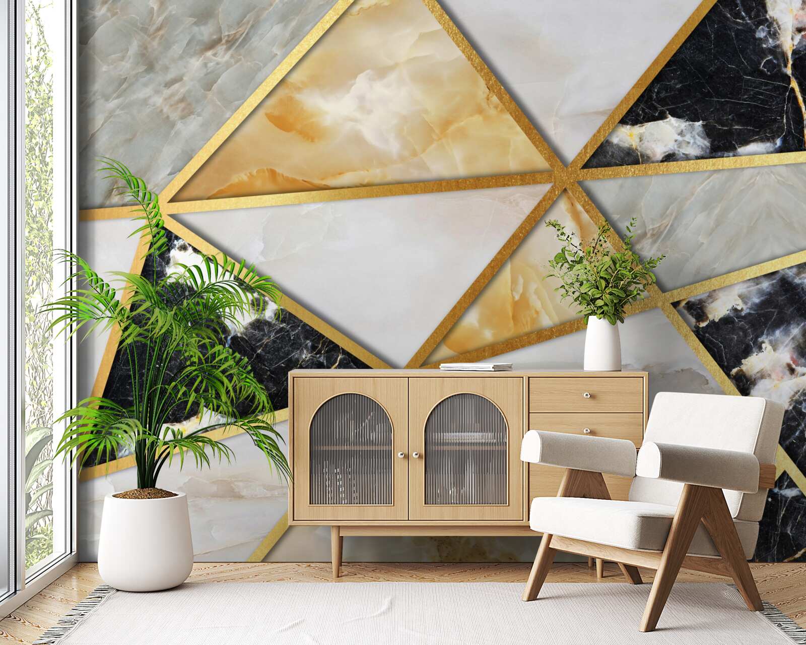 Fototapeta mramorové pozadie s geometrickým vzorom