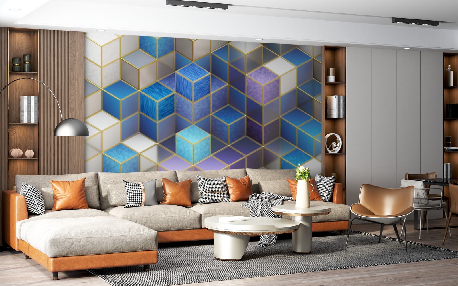 Fototapeta kolekcia kociek v rôznych farbách