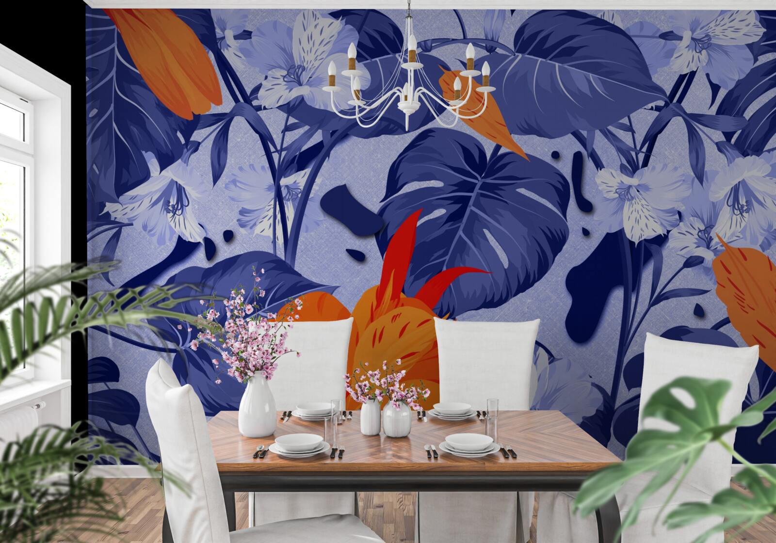 Fototapeta tropická broskyňová ľalia