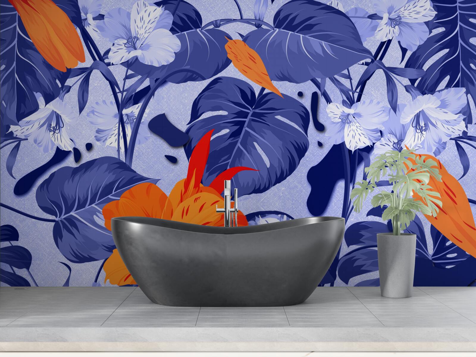 Fototapeta tropická broskyňová ľalia