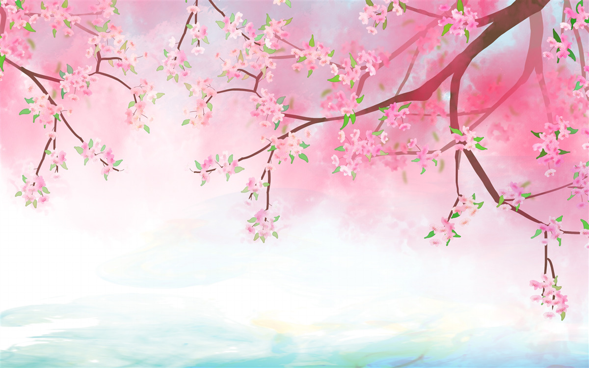 Fototapeta kvety ruží kvitnú na vetvách stromov