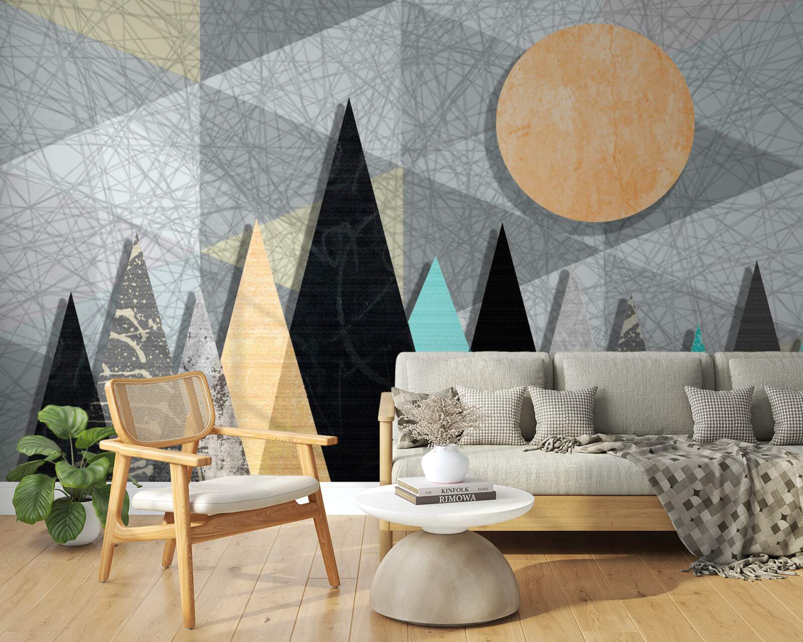 Fototapeta zapadajúce slnko nad borovicovým lesom