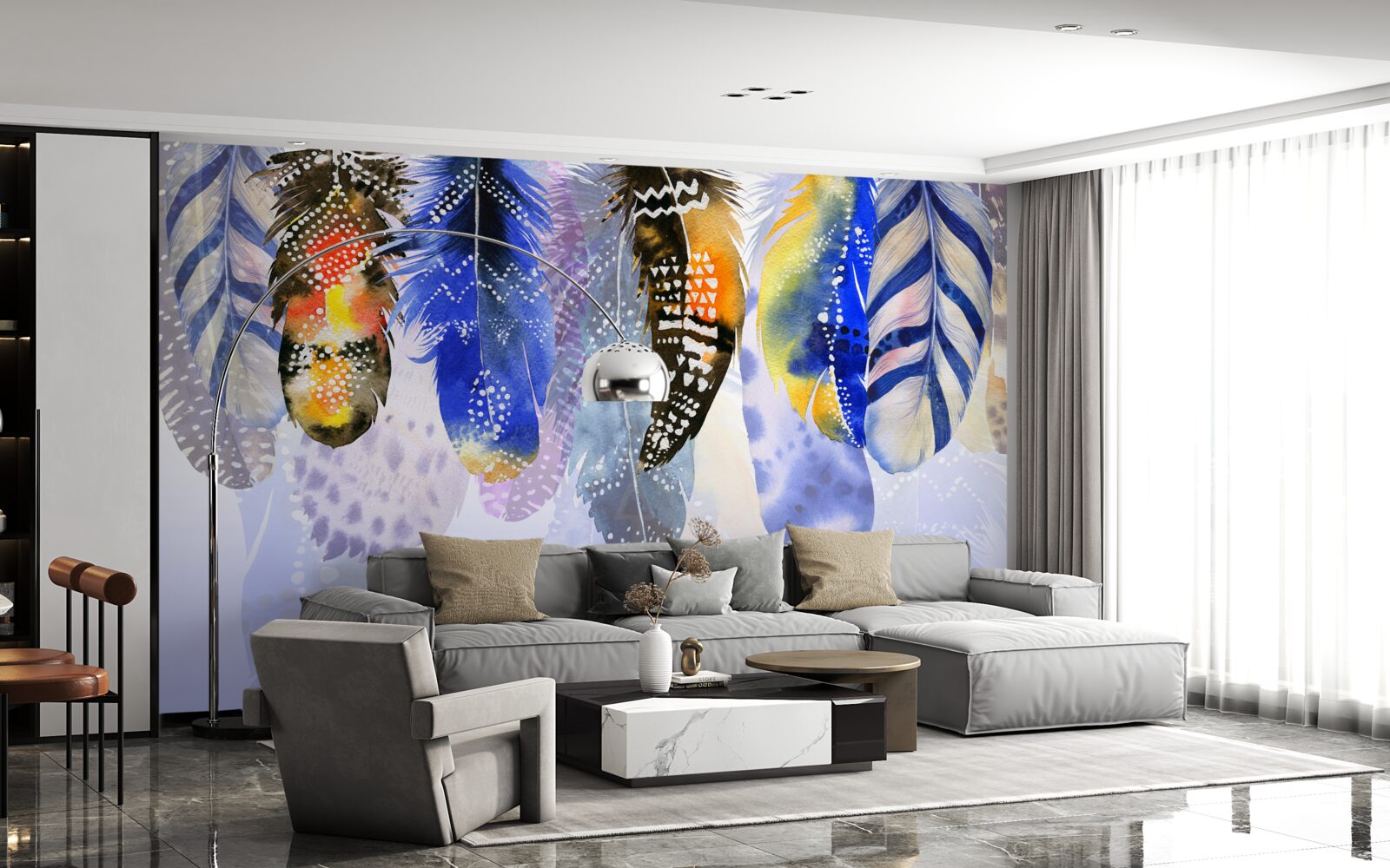 Fototapeta visia rôzne pierka