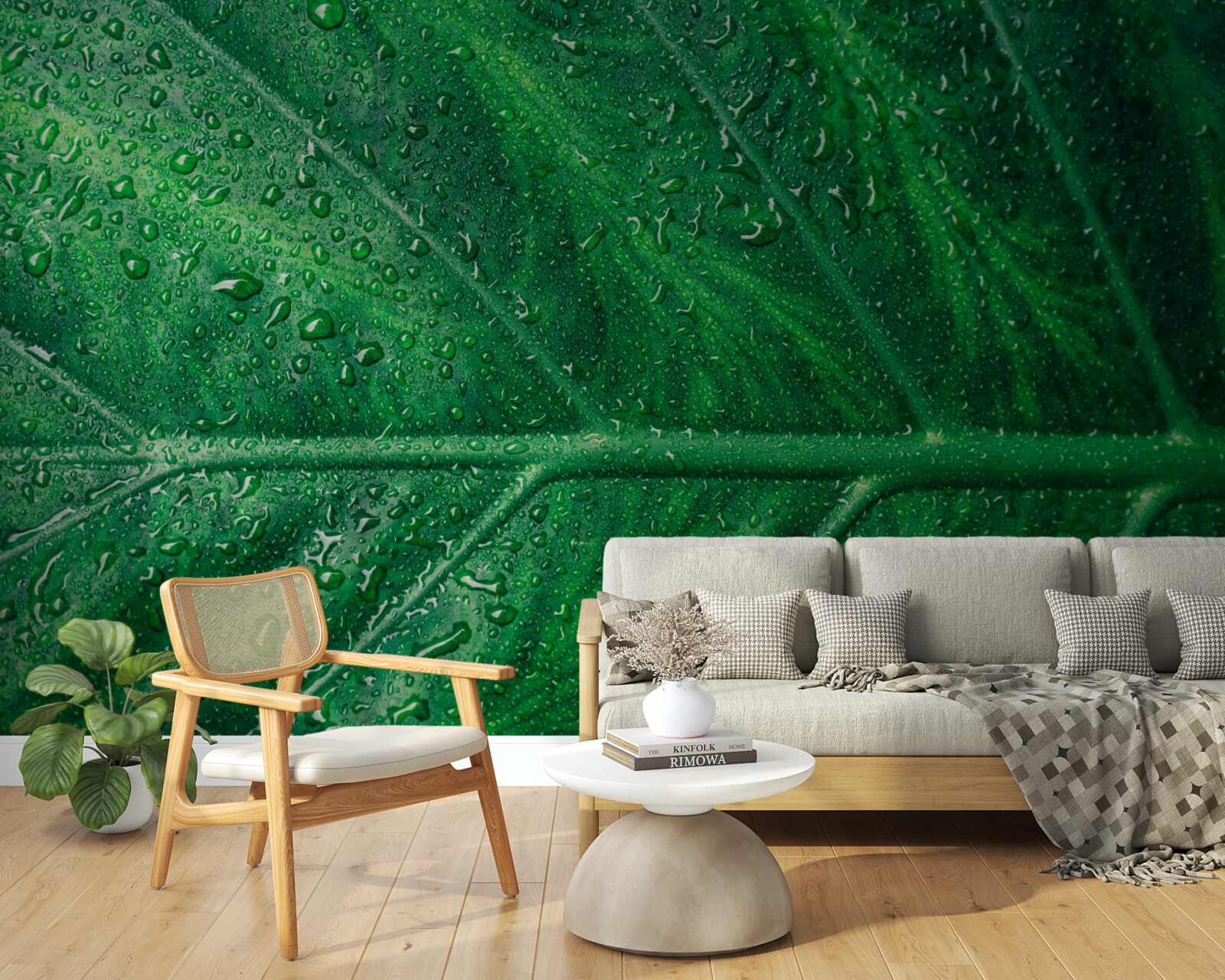 Fototapeta fascinujúca štruktúra listu