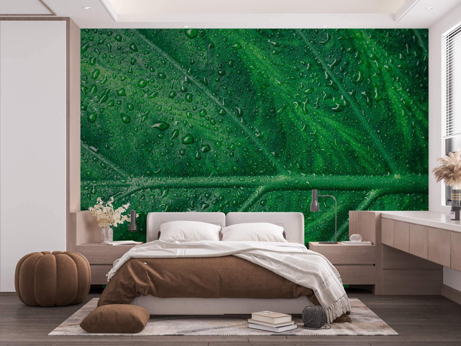 Fototapeta fascinujúca štruktúra listu