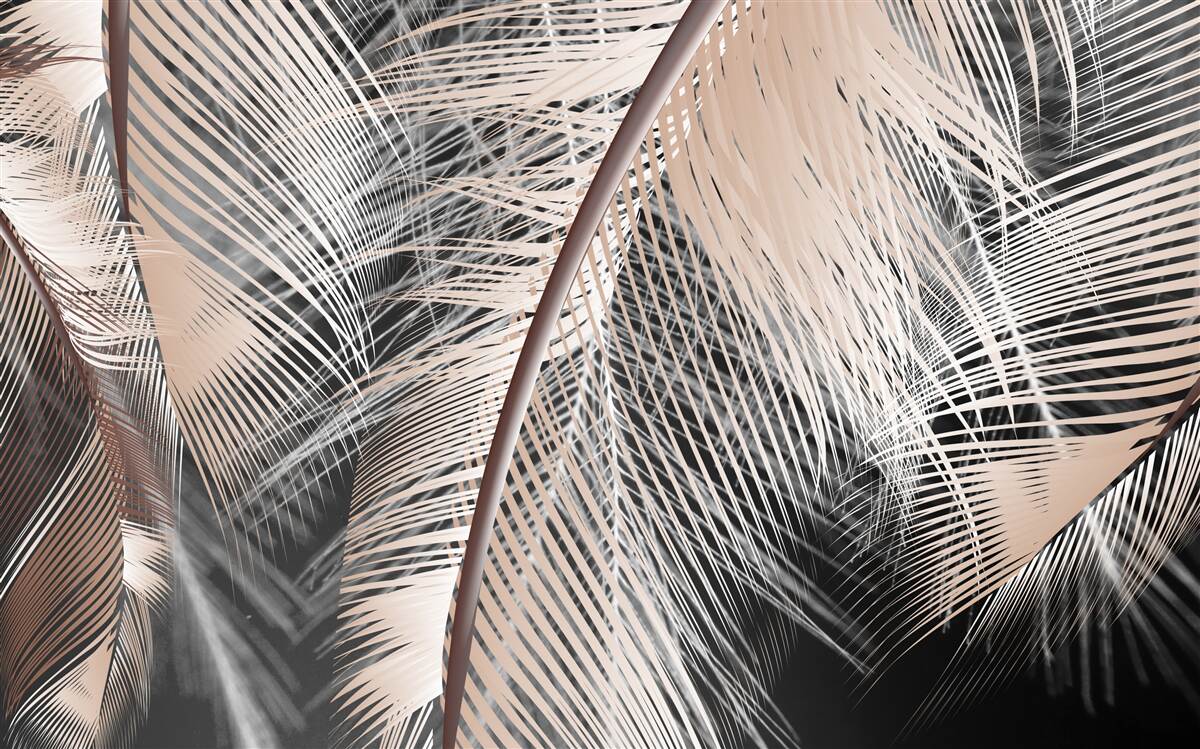 Fototapeta detailný obrázok peria