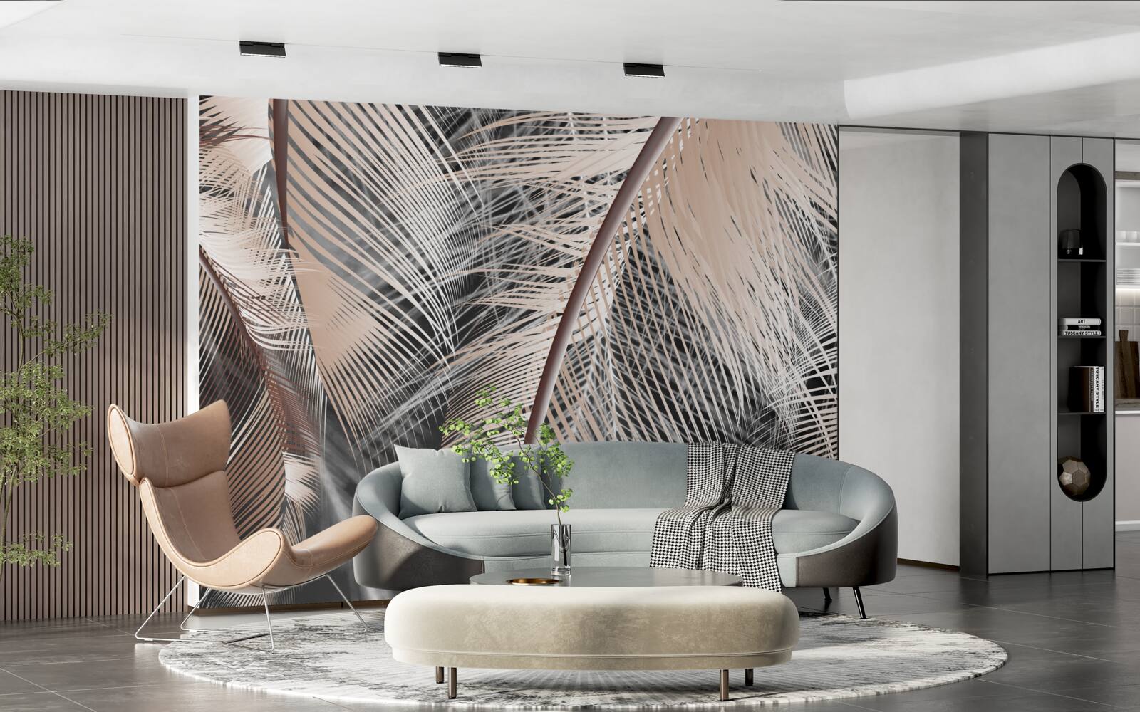 Fototapeta detailný obrázok peria