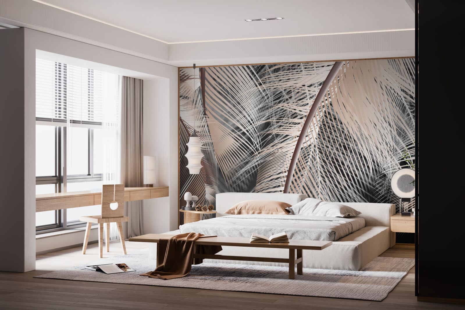 Fototapeta detailný obrázok peria