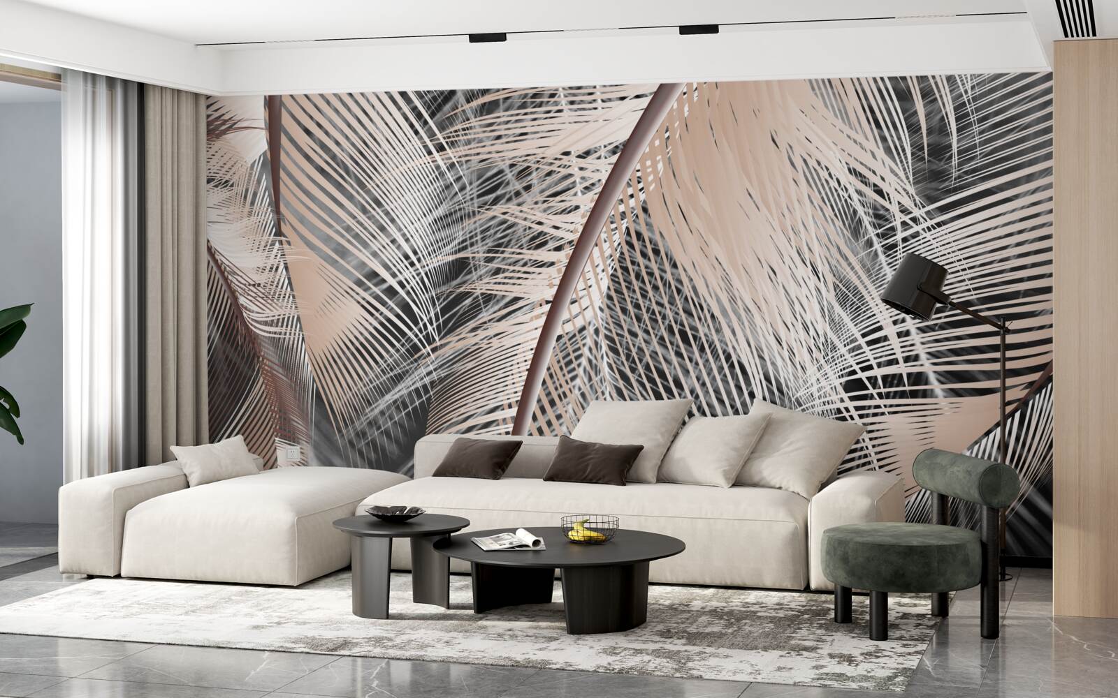 Fototapeta detailný obrázok peria