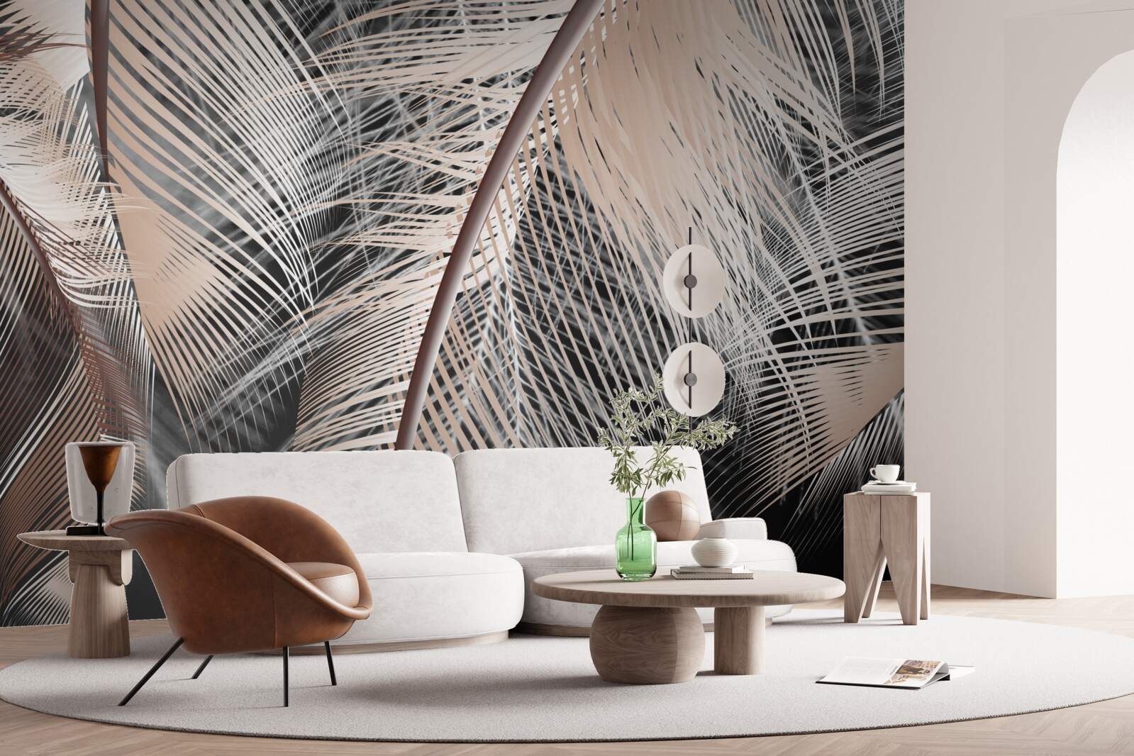 Fototapeta detailný obrázok peria