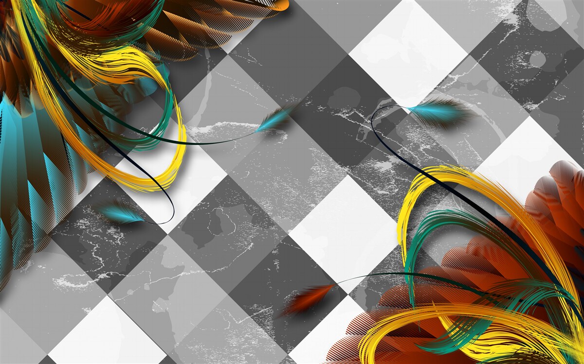 Fototapeta ako rajské vtáky