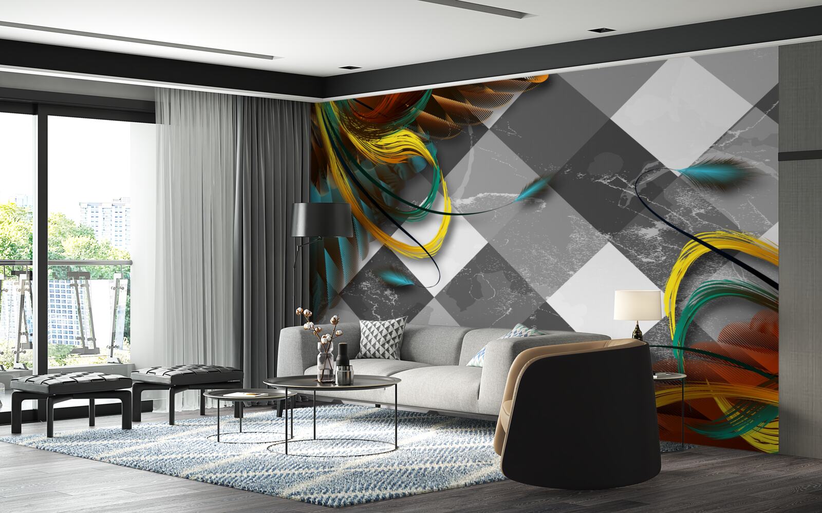 Fototapeta ako rajské vtáky