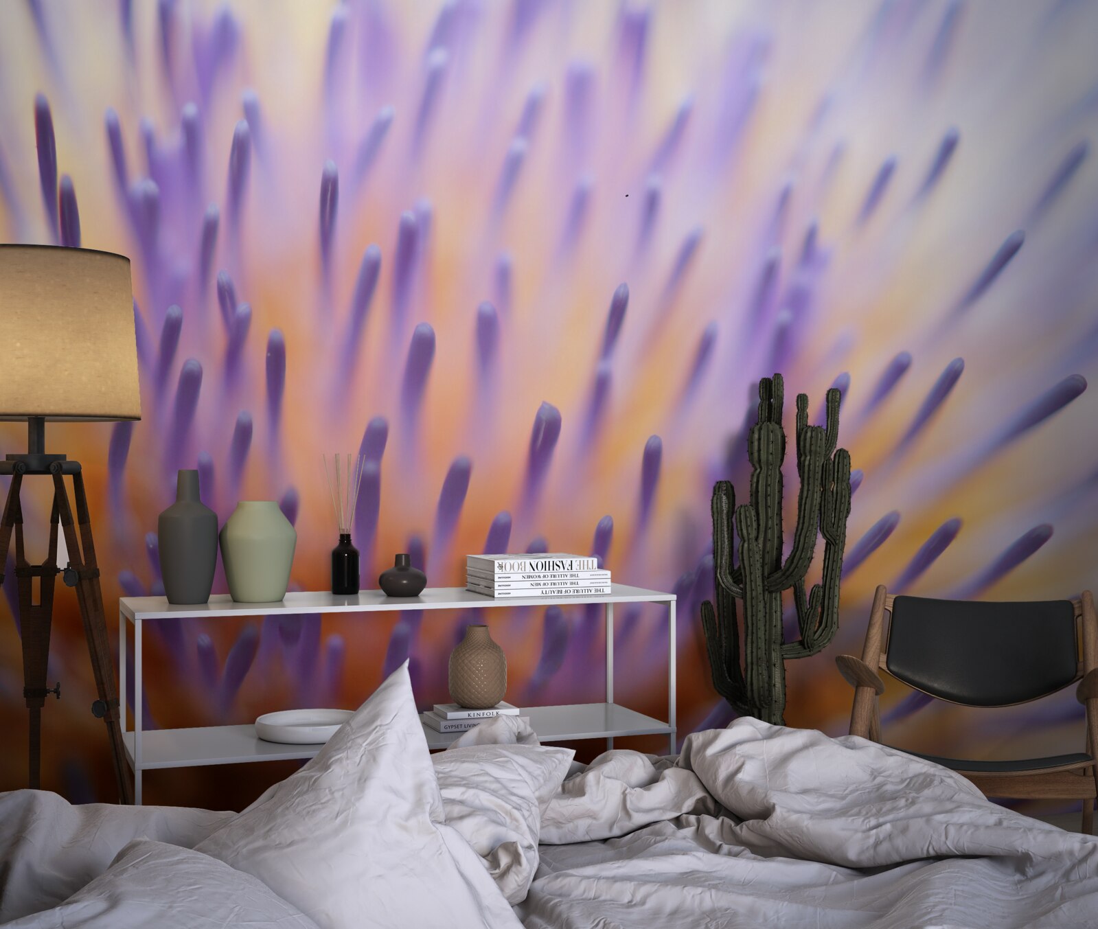 Fototapeta lila bodliak zo Škótska