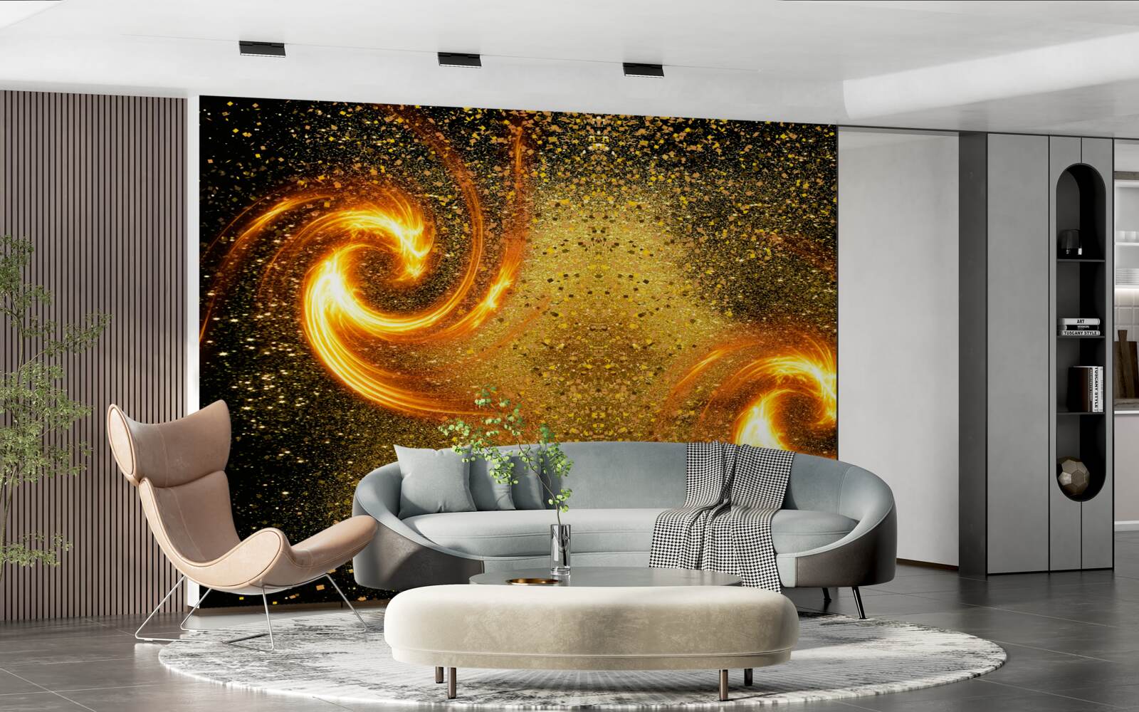 Fototapeta milióny astrálnych svietidiel a niekoľko galaxií