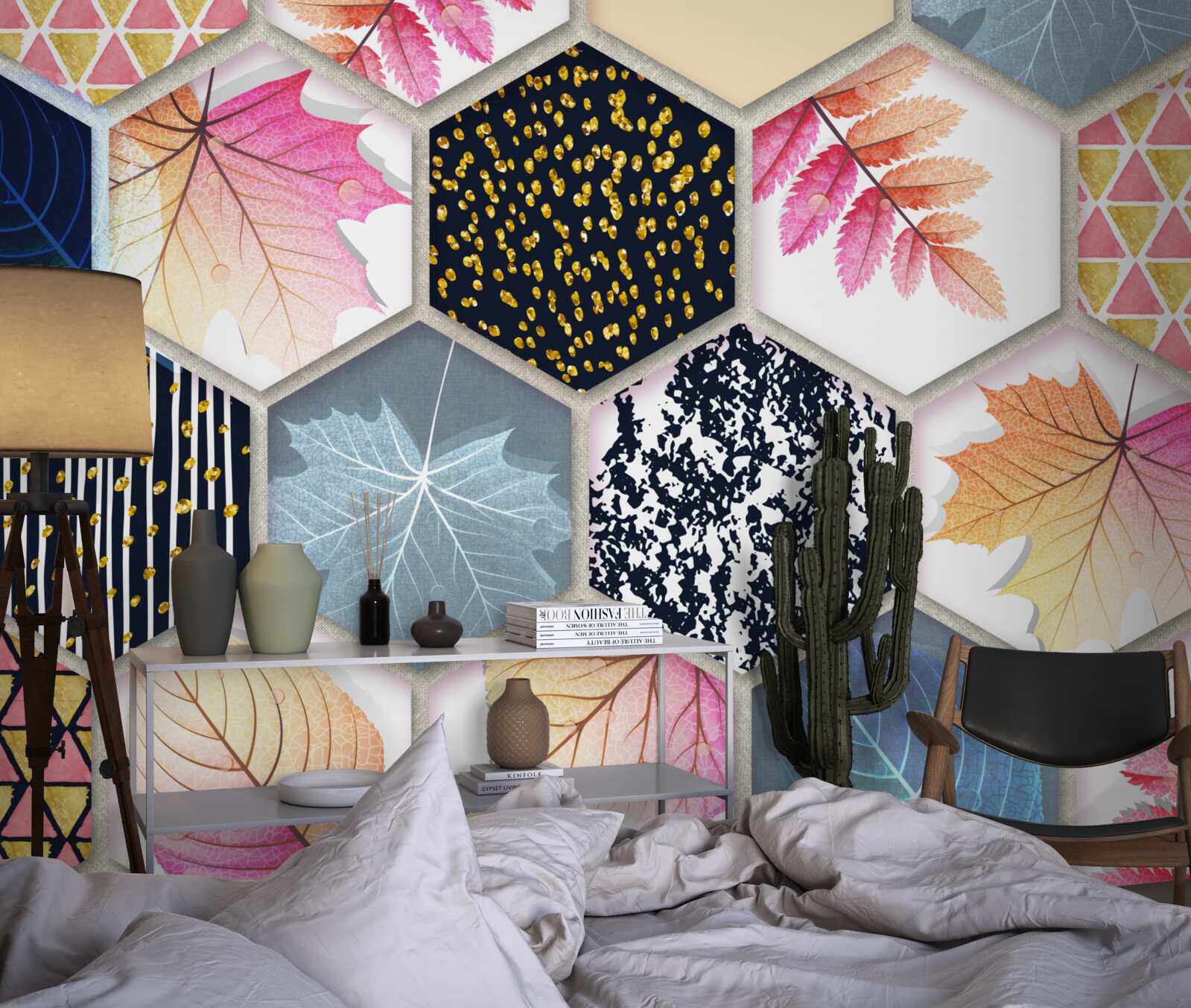 Fototapeta mozaika jesenných listov