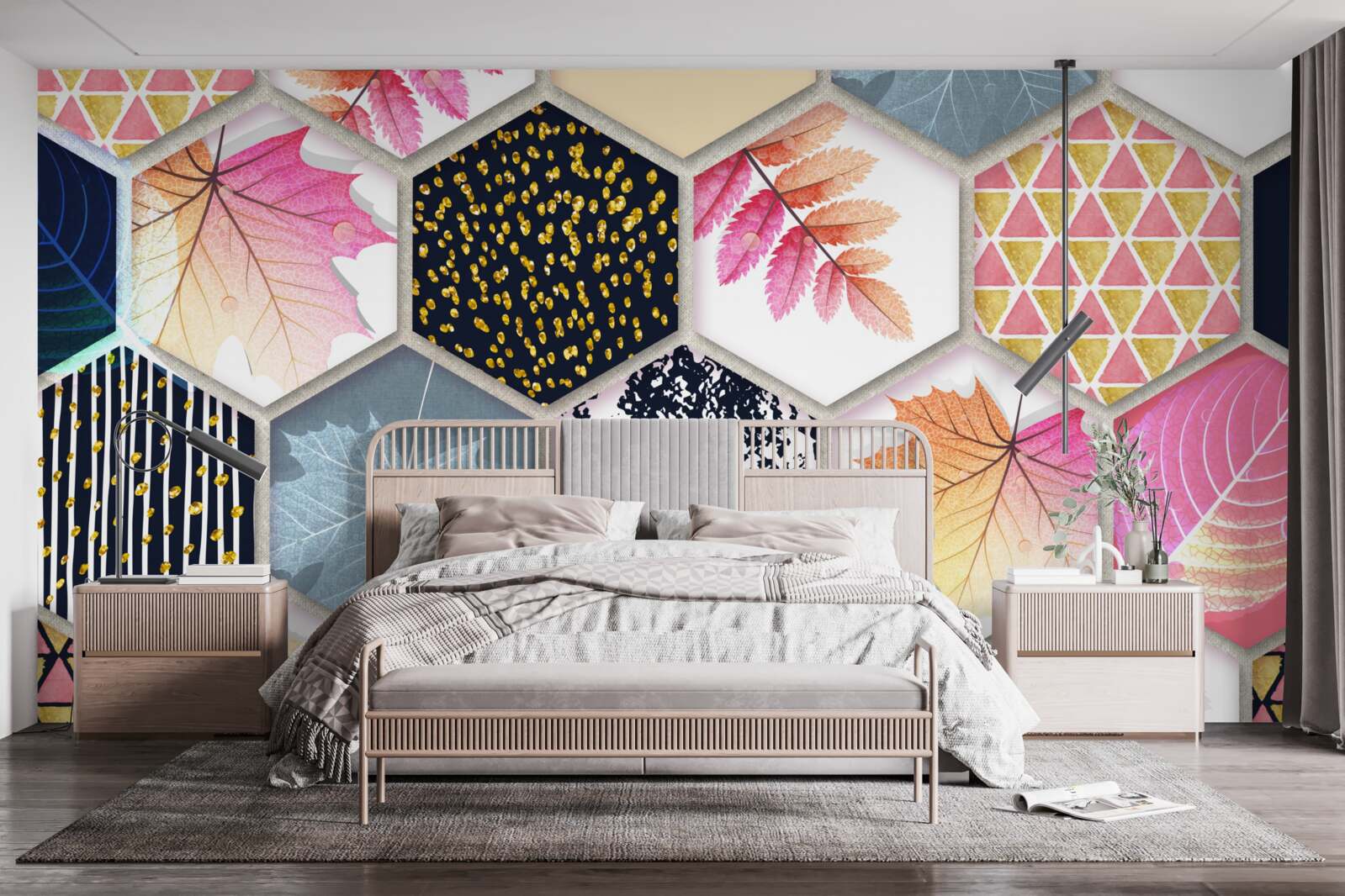 Fototapeta mozaika jesenných listov