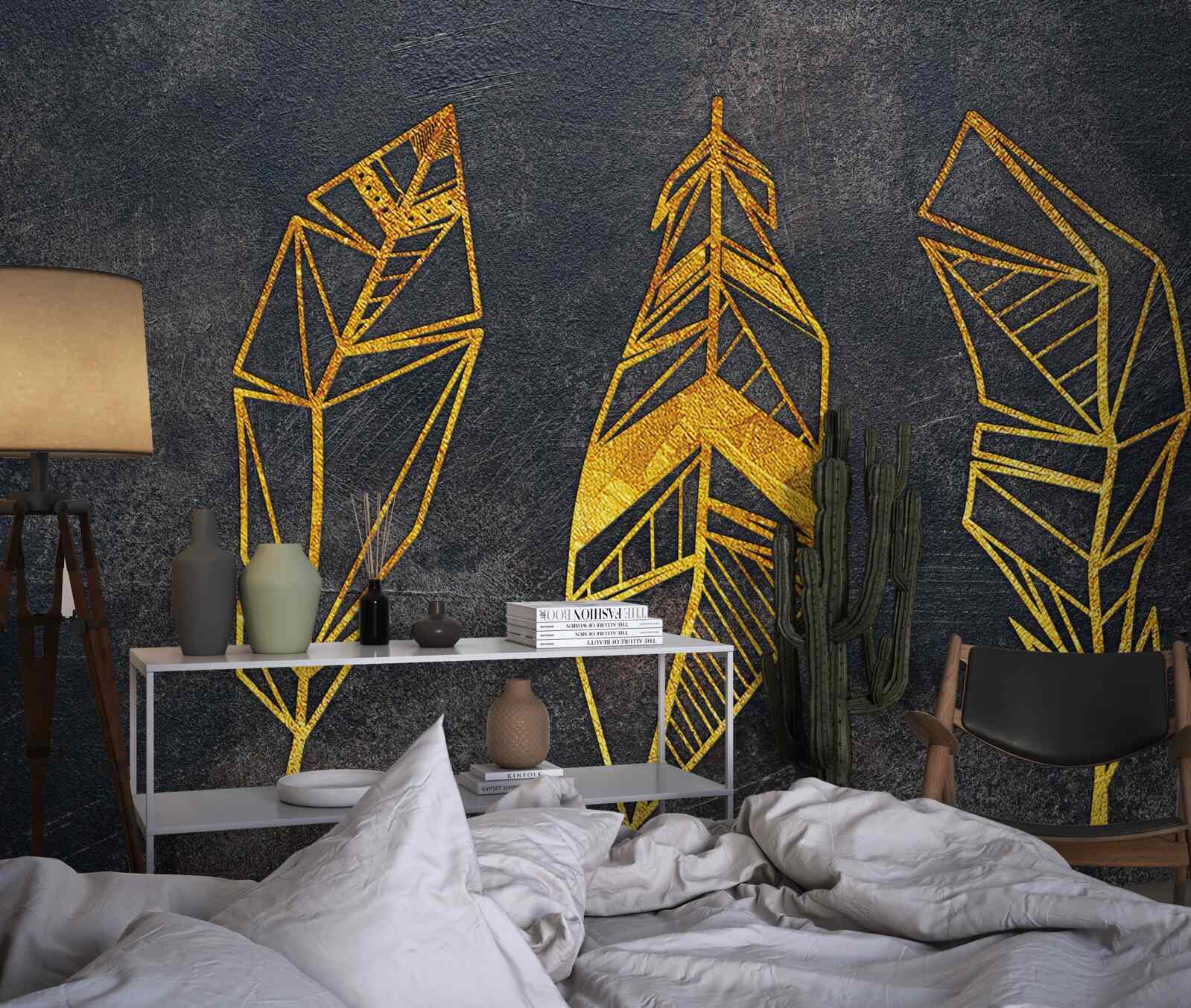 Fototapeta zložitá geometrická štruktúra listov