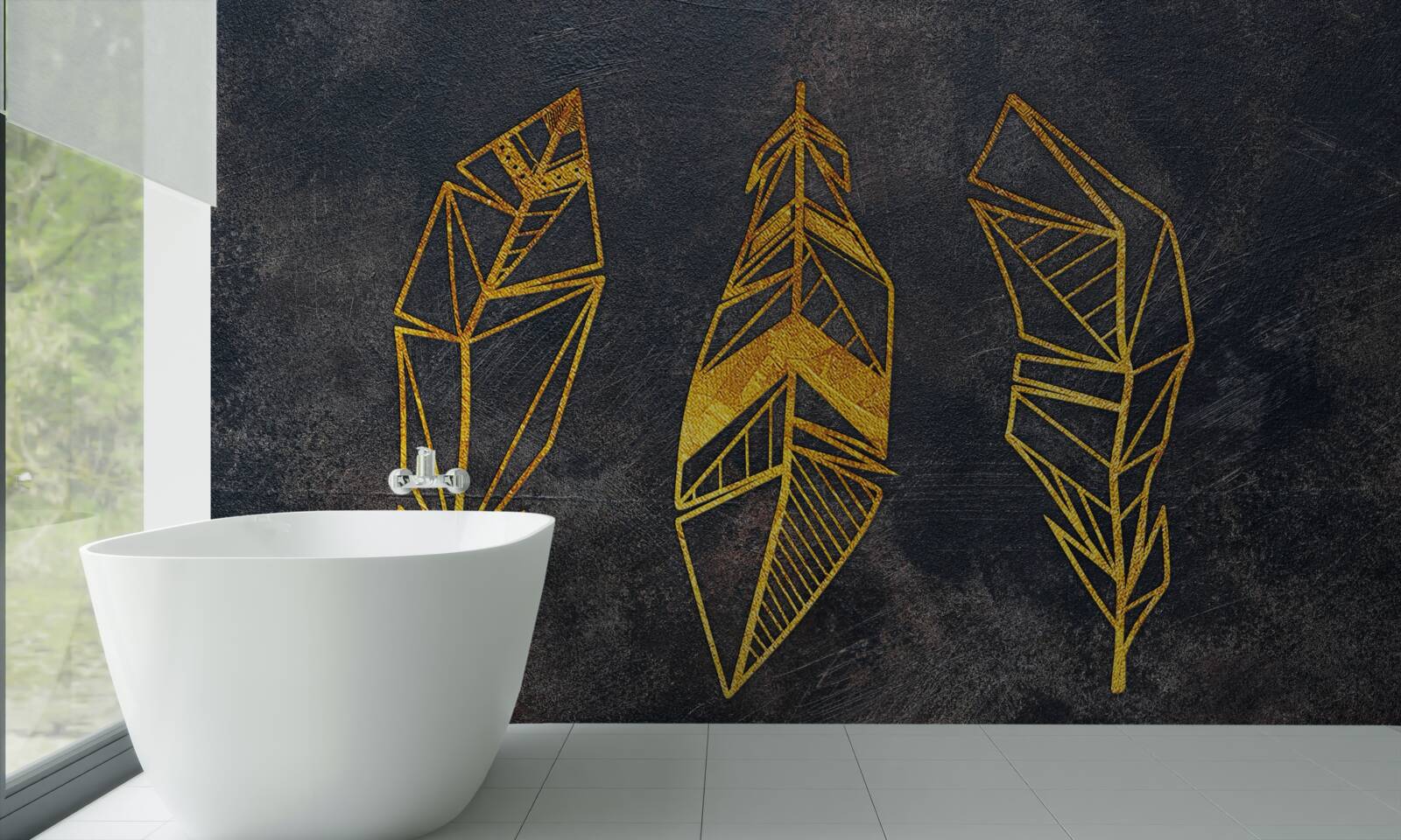 Fototapeta zložitá geometrická štruktúra listov