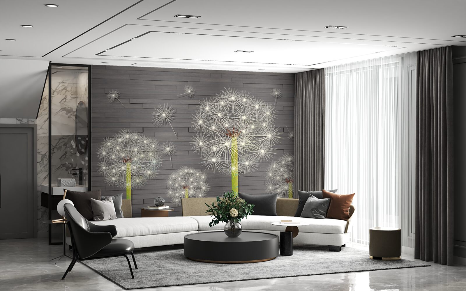 Fototapeta letné púpavy