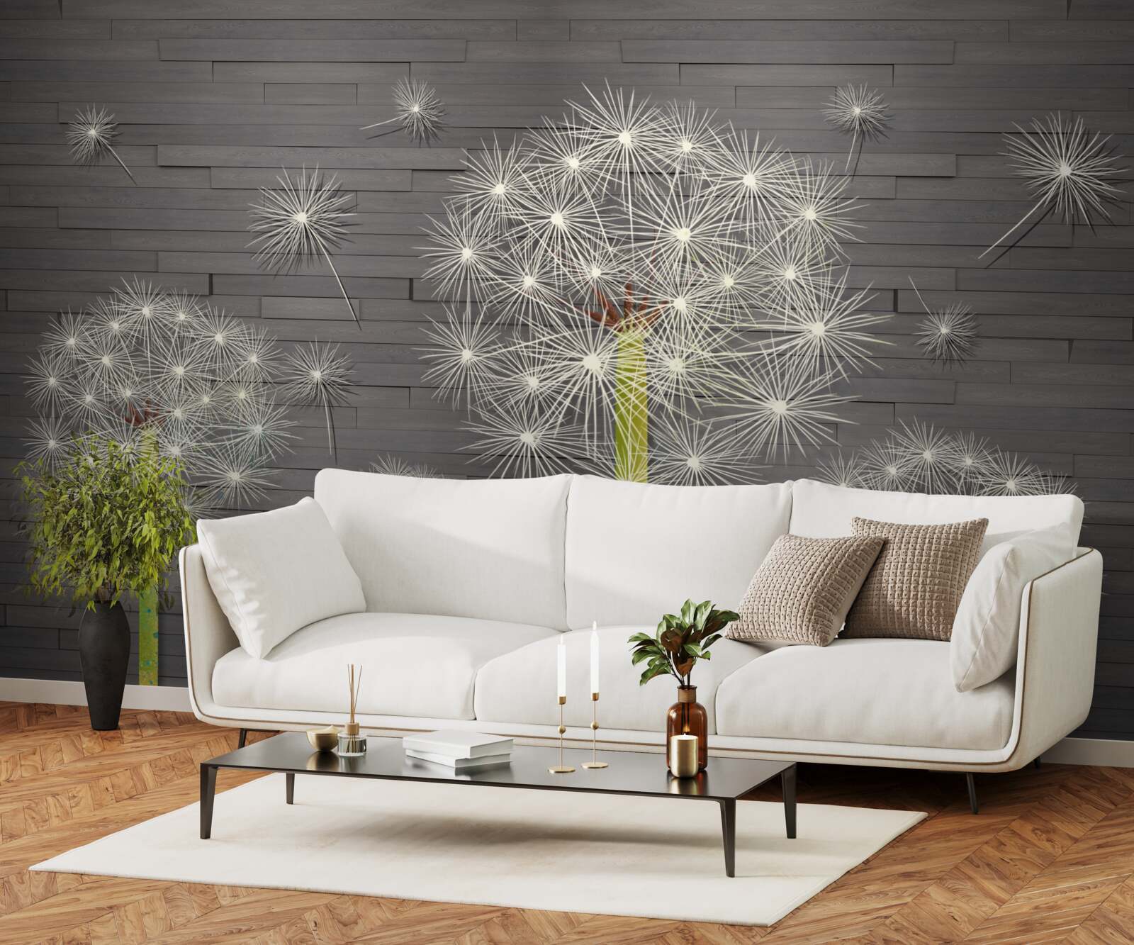 Fototapeta letné púpavy