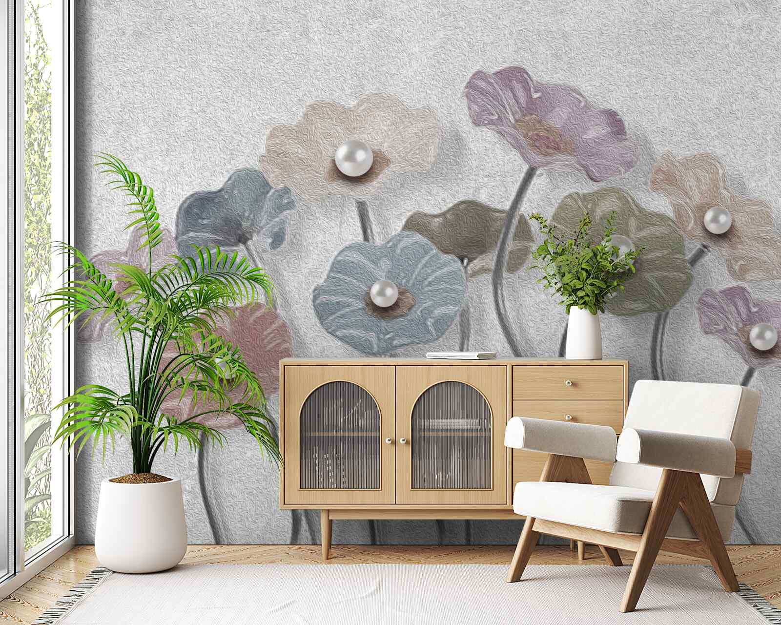 Fototapeta štíhle gerbery zhromaždené v kytici rôznych farieb