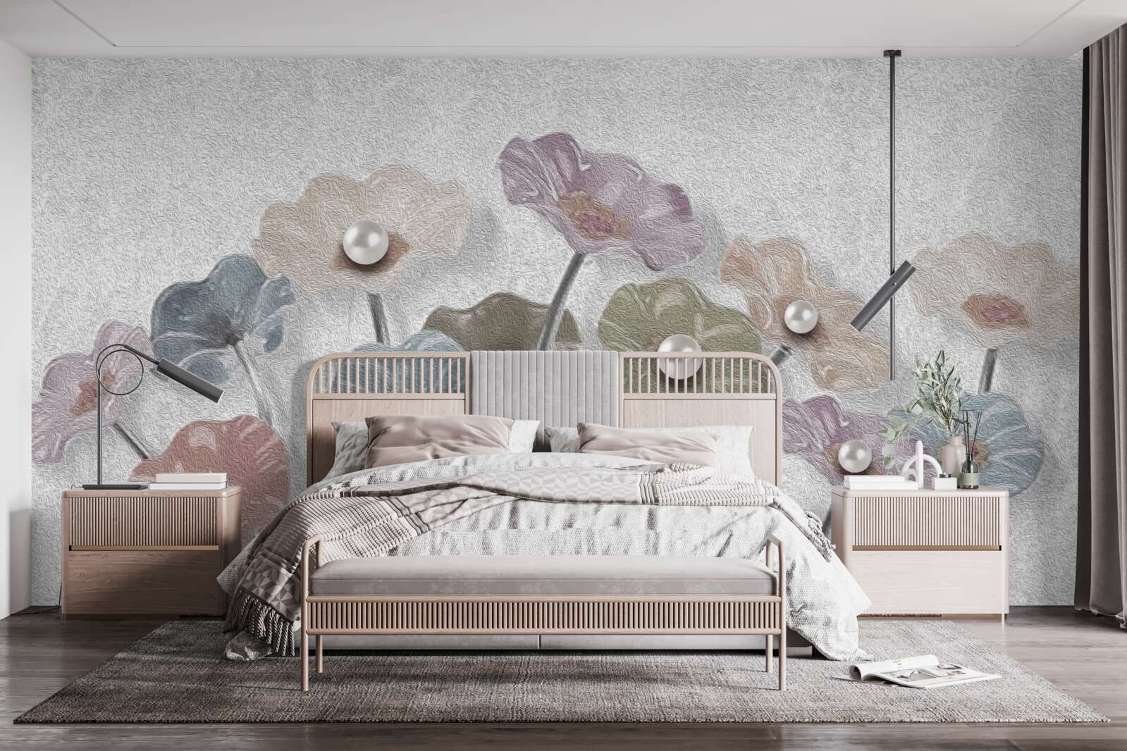 Fototapeta štíhle gerbery zhromaždené v kytici rôznych farieb