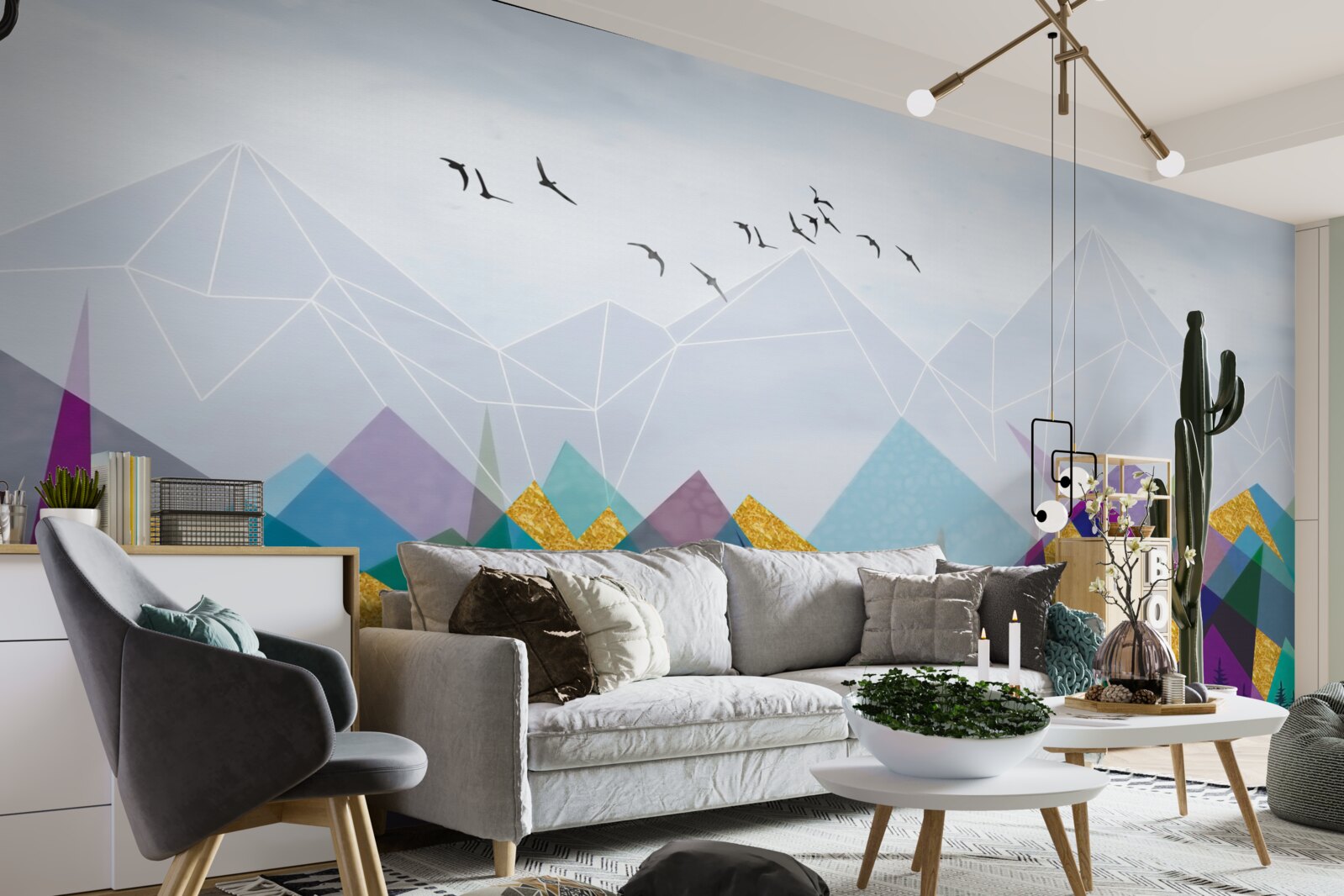 Fototapeta nejednoznačný les v horách