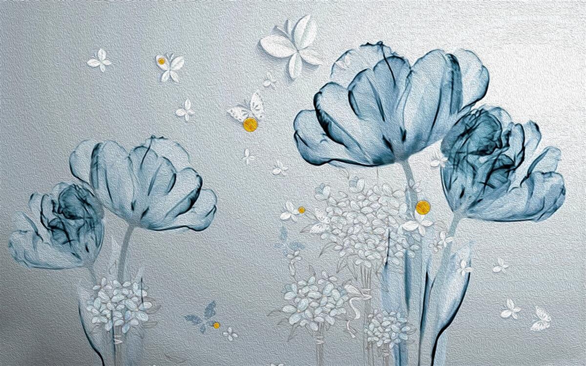 Fototapeta jarné maky majú priehľadné kvety