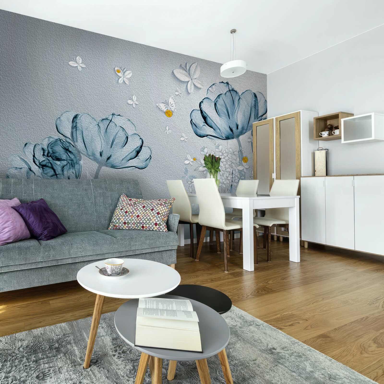 Fototapeta jarné maky majú priehľadné kvety