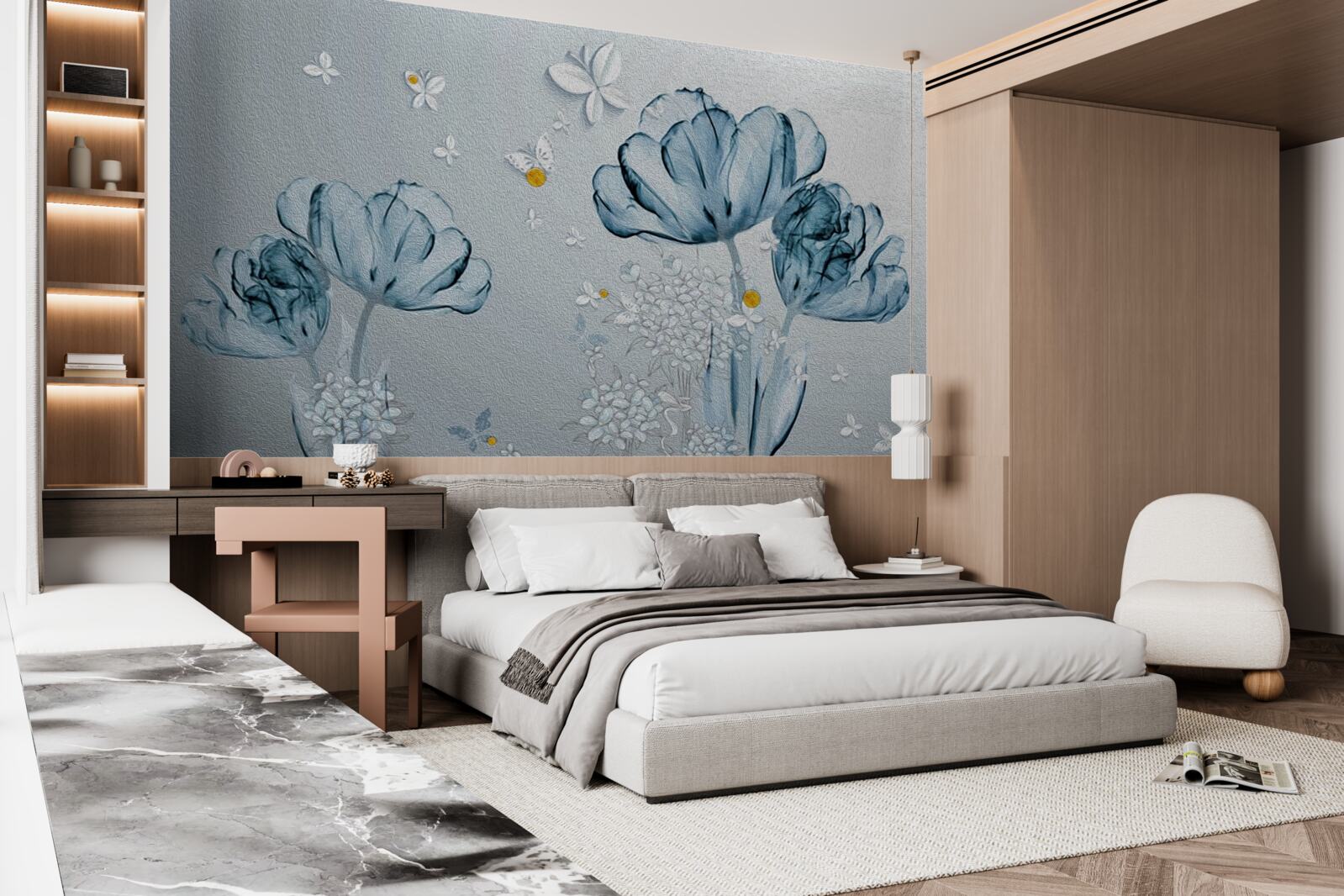 Fototapeta jarné maky majú priehľadné kvety