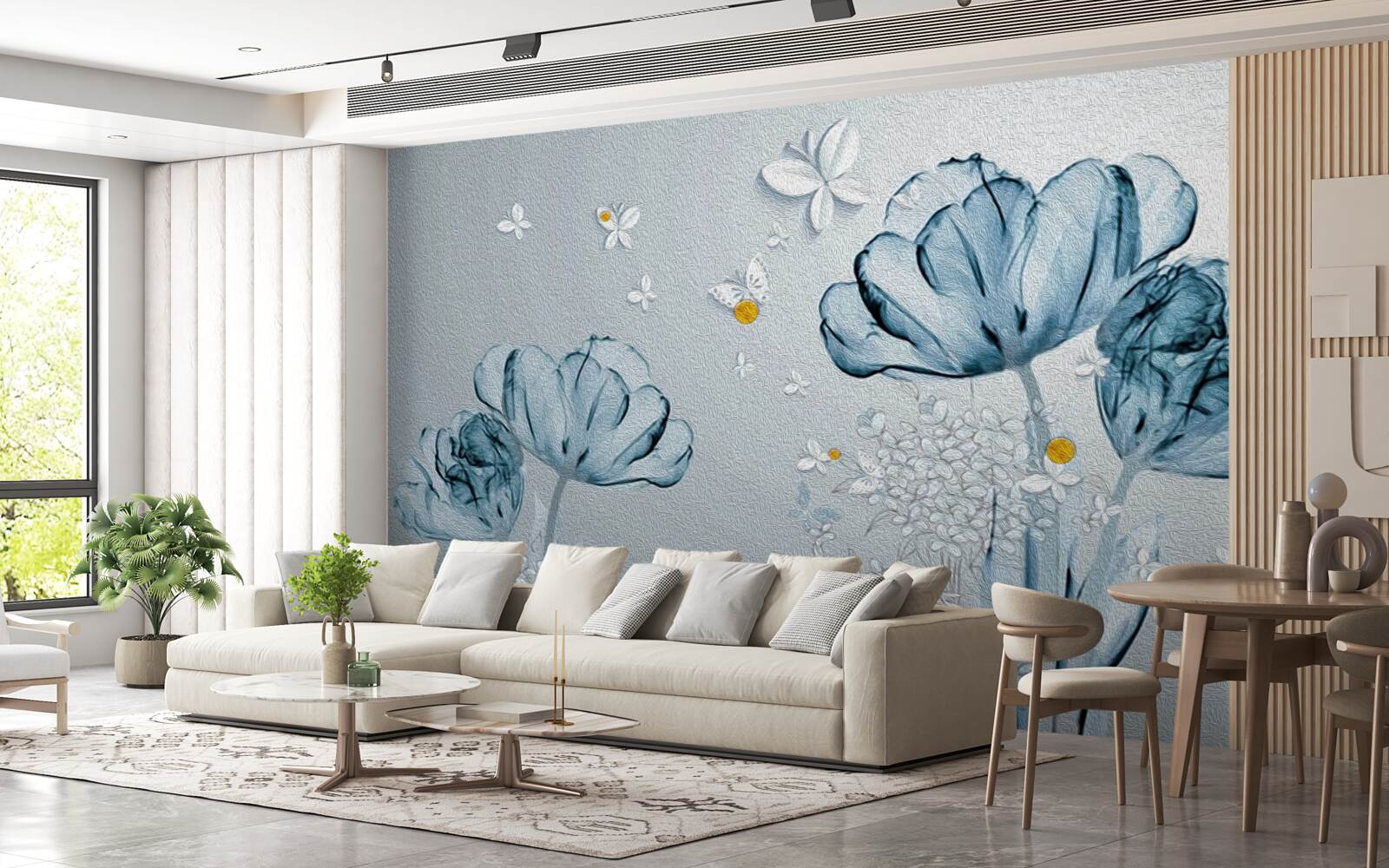 Fototapeta jarné maky majú priehľadné kvety