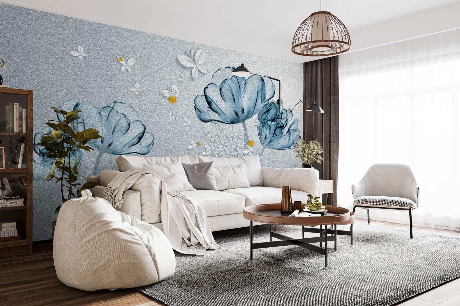 Fototapeta jarné maky majú priehľadné kvety