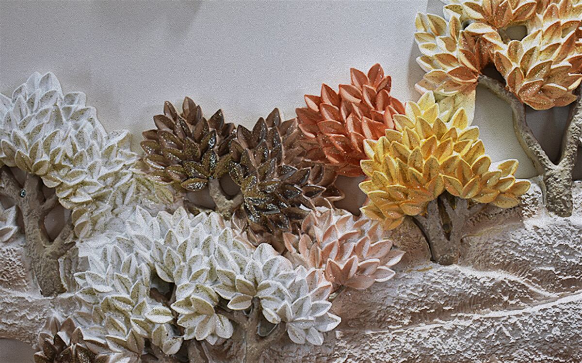 Fototapeta odtiene postele pripomínajú jeseň v chladnom lese