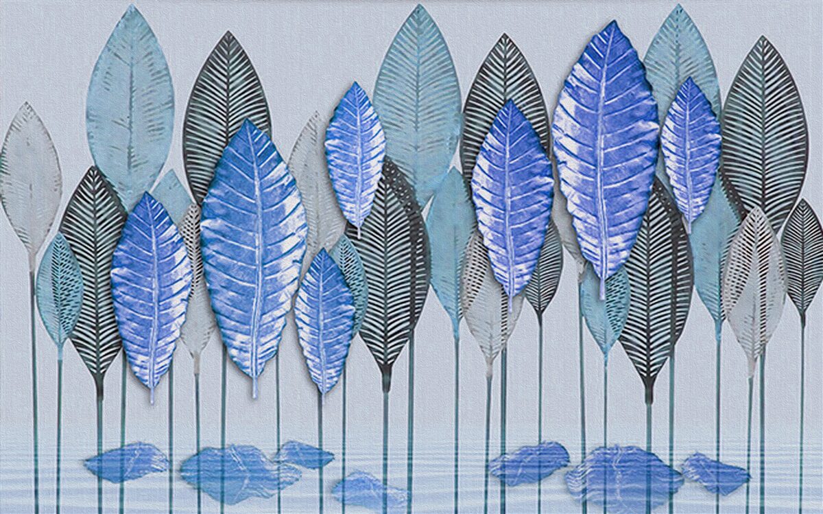 Fototapeta les ponorený do abstrakcie, pod závojom dažďa