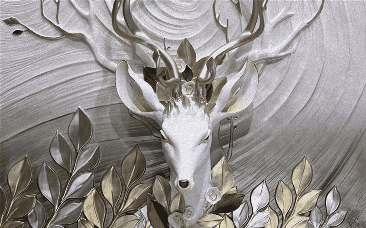 Fototapeta majestátny jeleň s úžasným parožím