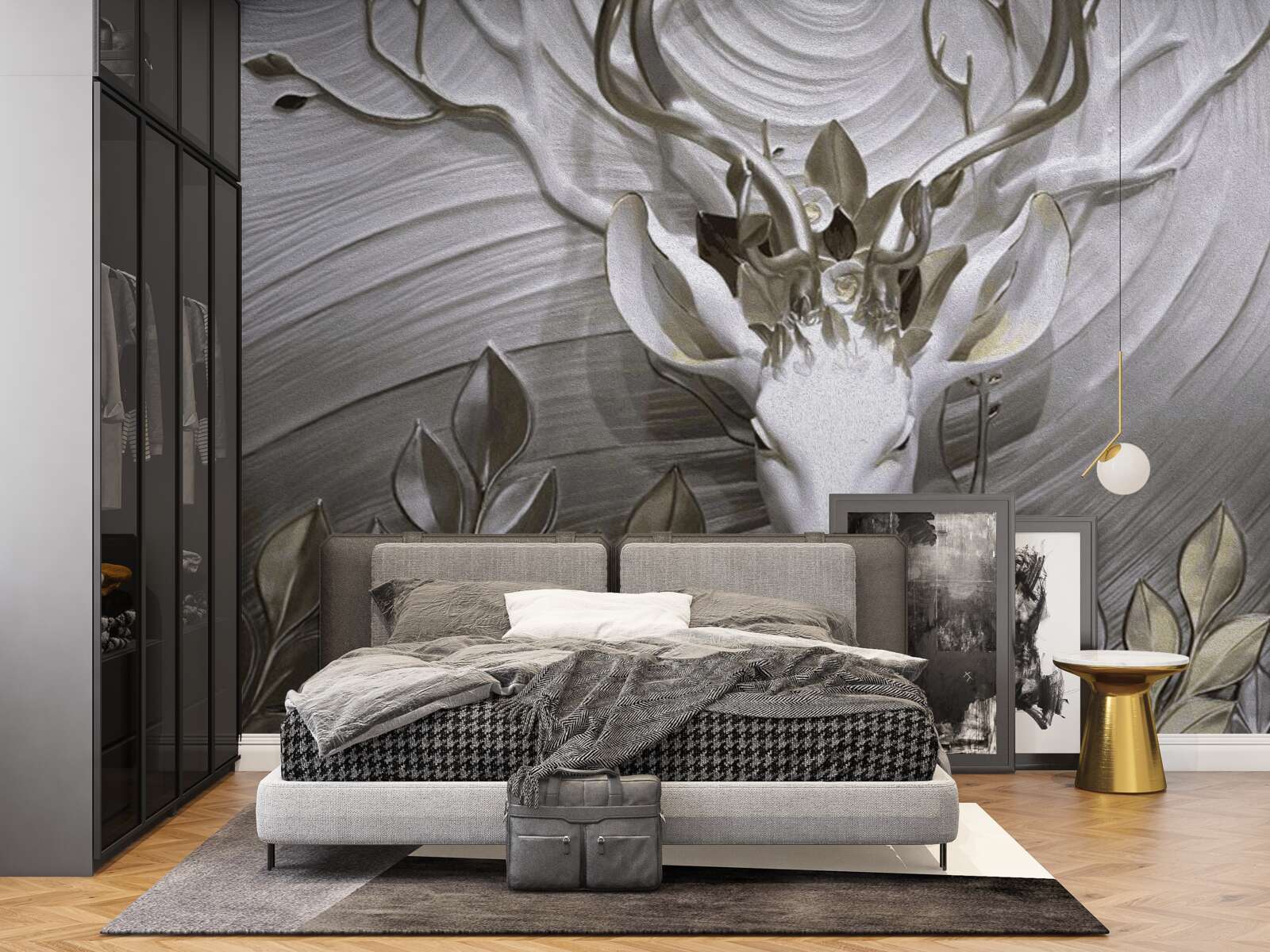 Fototapeta majestátny jeleň s úžasným parožím