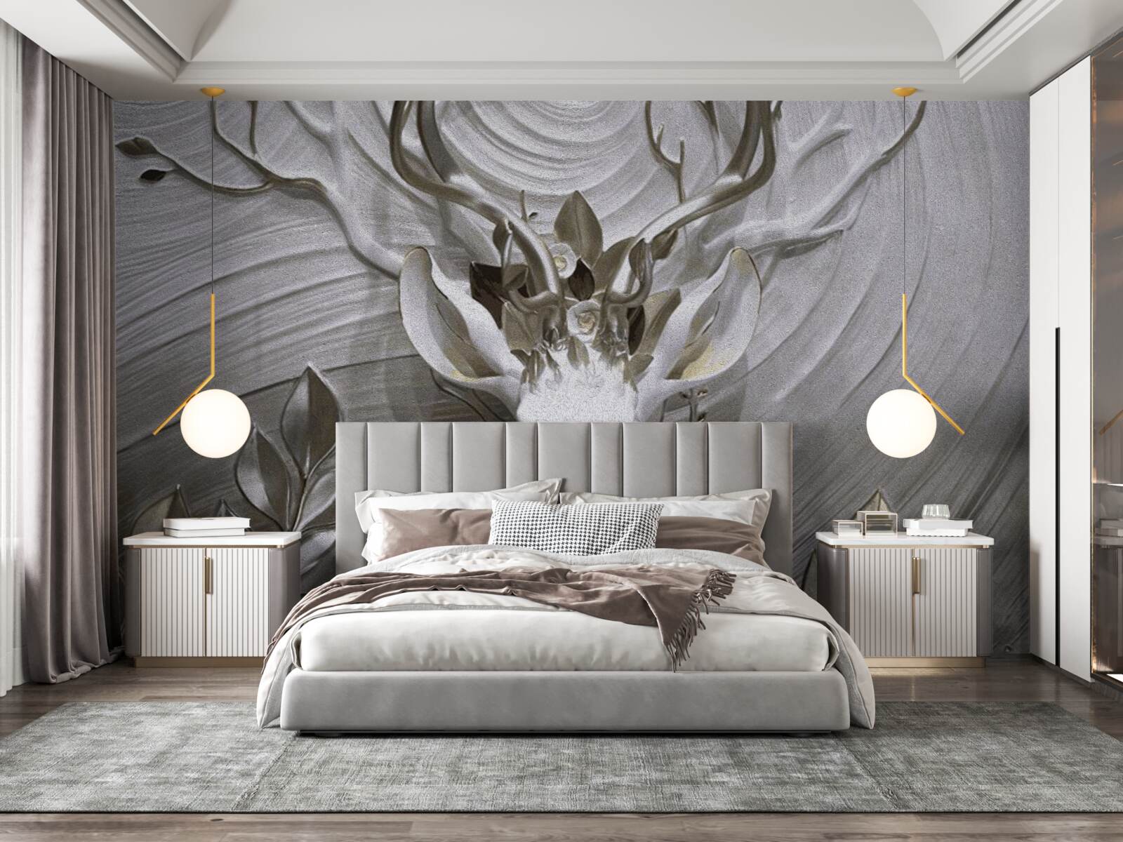 Fototapeta majestátny jeleň s úžasným parožím