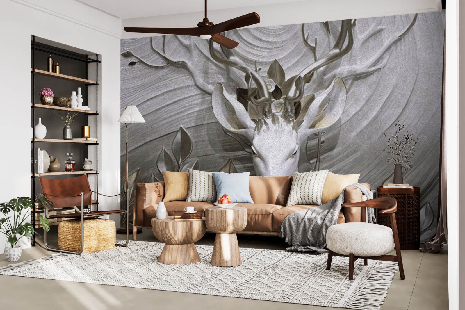 Fototapeta majestátny jeleň s úžasným parožím