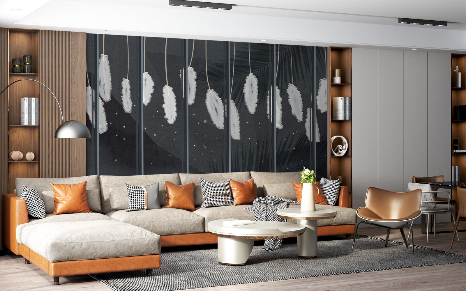 Fototapeta fuzz za večerným oknom