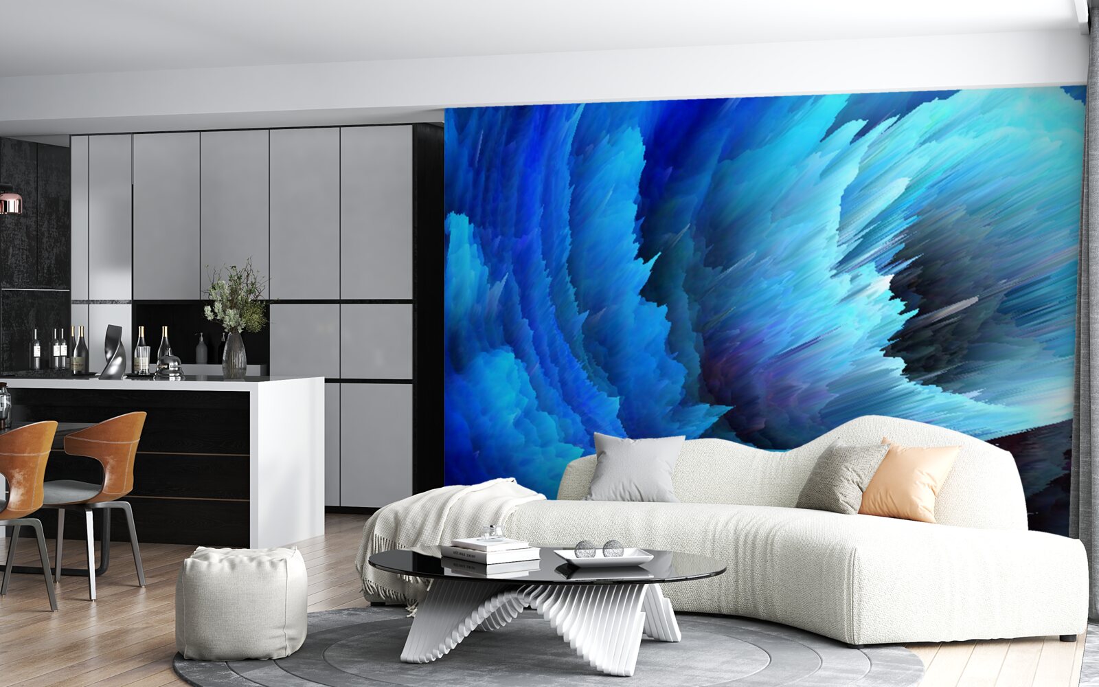 Fototapeta abstrakcia mrazených ruží