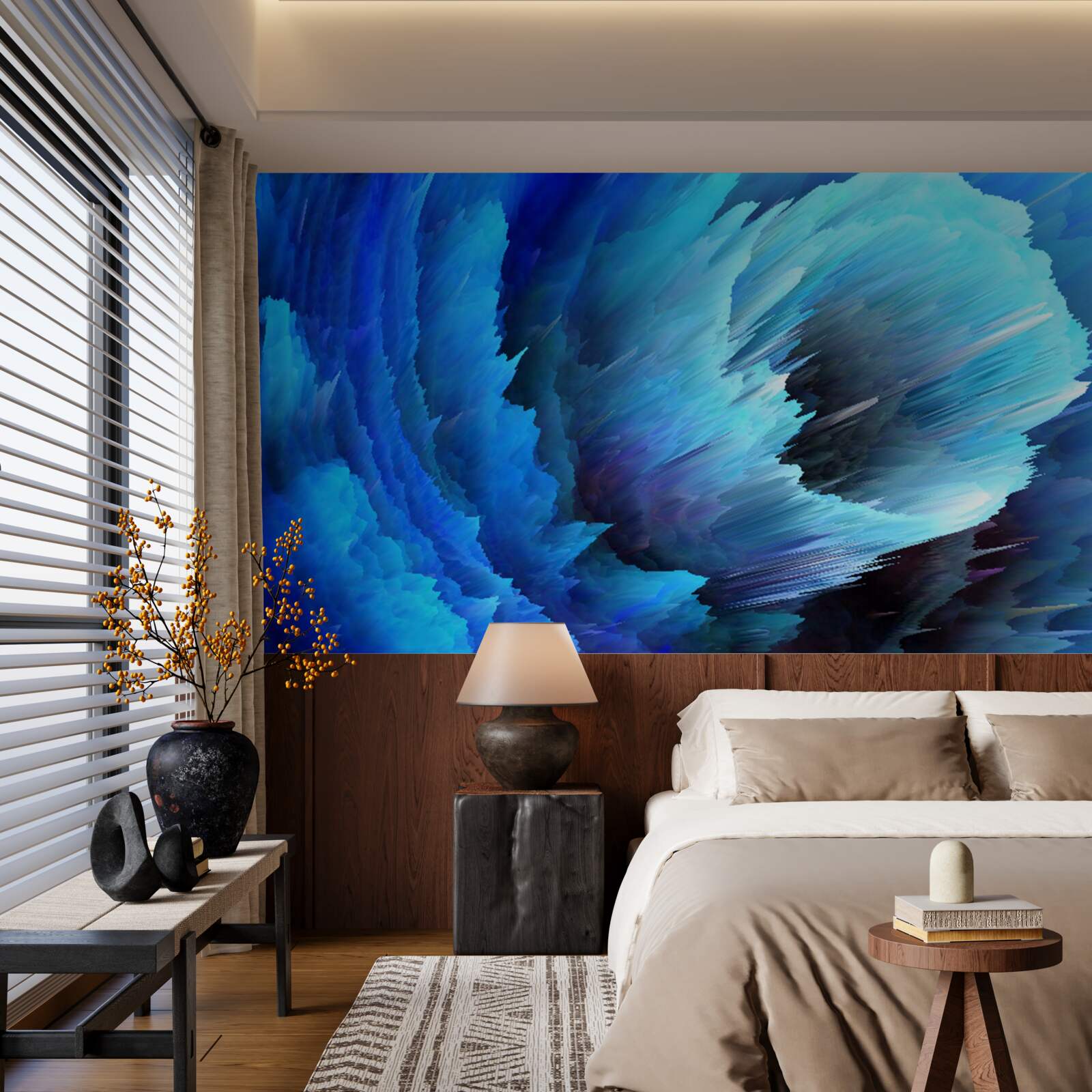 Fototapeta abstrakcia mrazených ruží