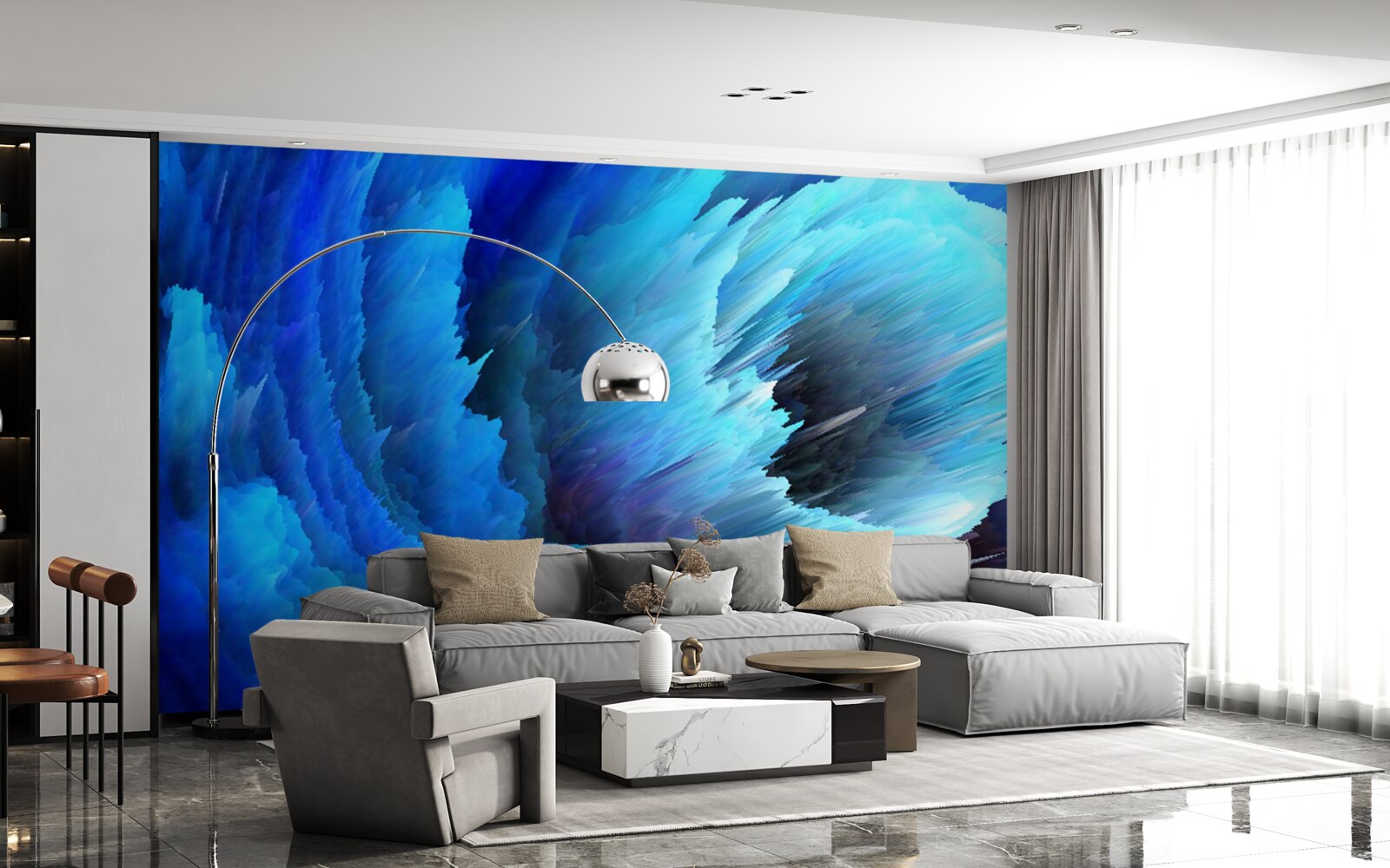 Fototapeta abstrakcia mrazených ruží