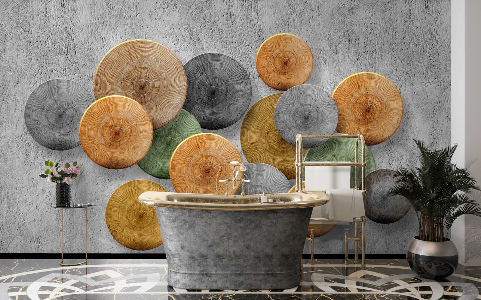 Fototapeta časti stromov rôznych odtieňov