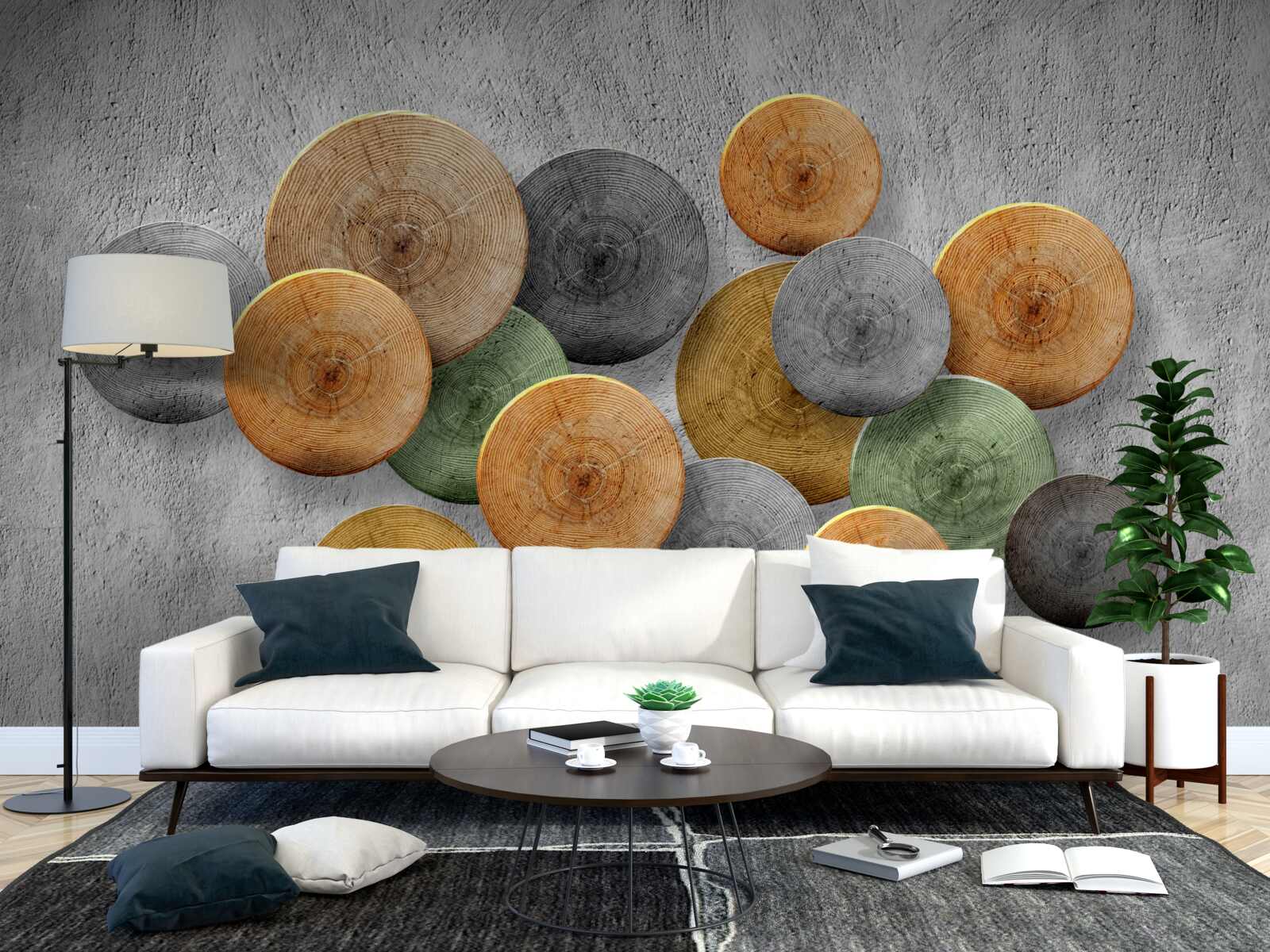 Fototapeta časti stromov rôznych odtieňov