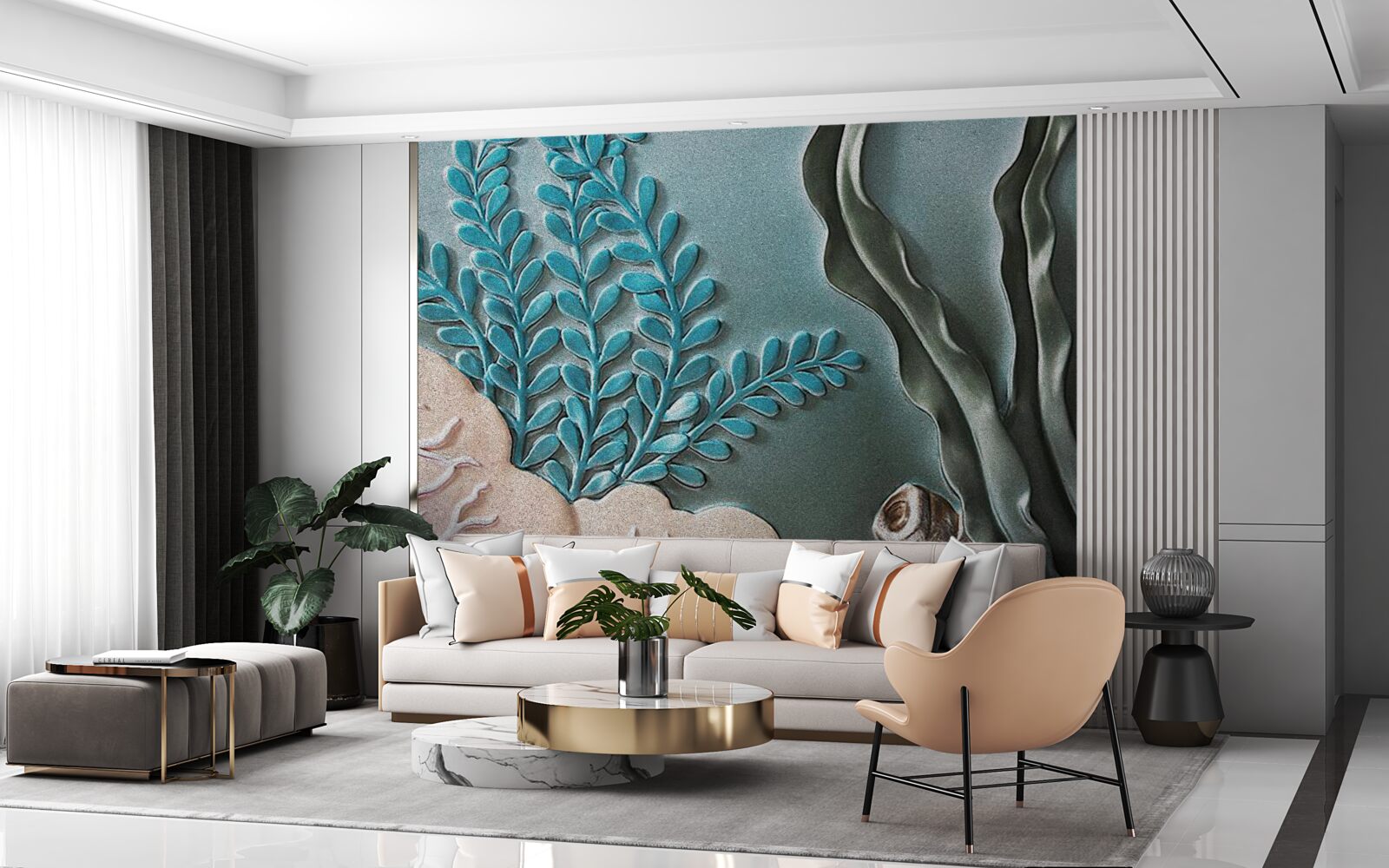 Fototapeta vodné rastliny a morské riasy